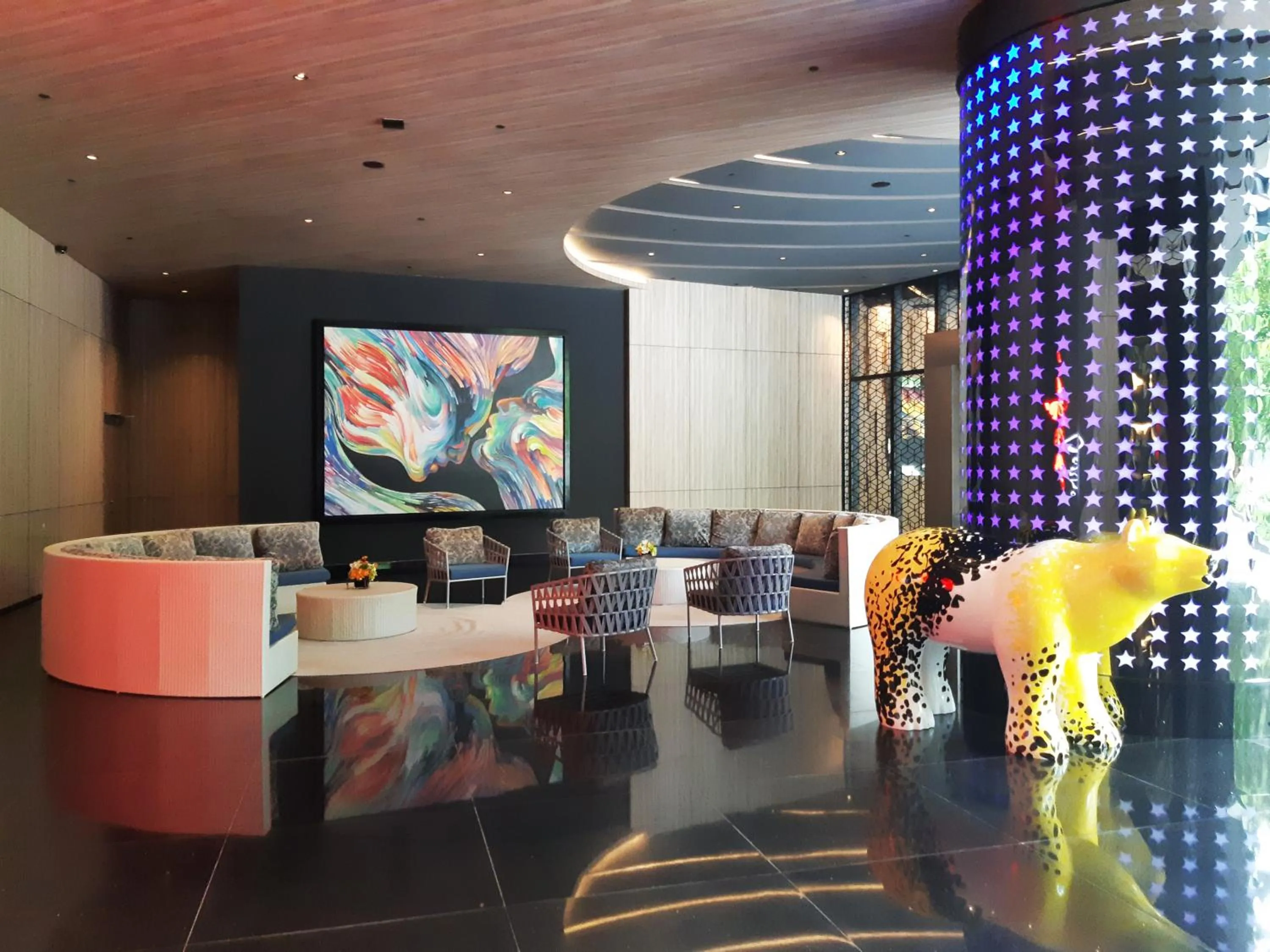 Seating area in Star KLCC by Arman