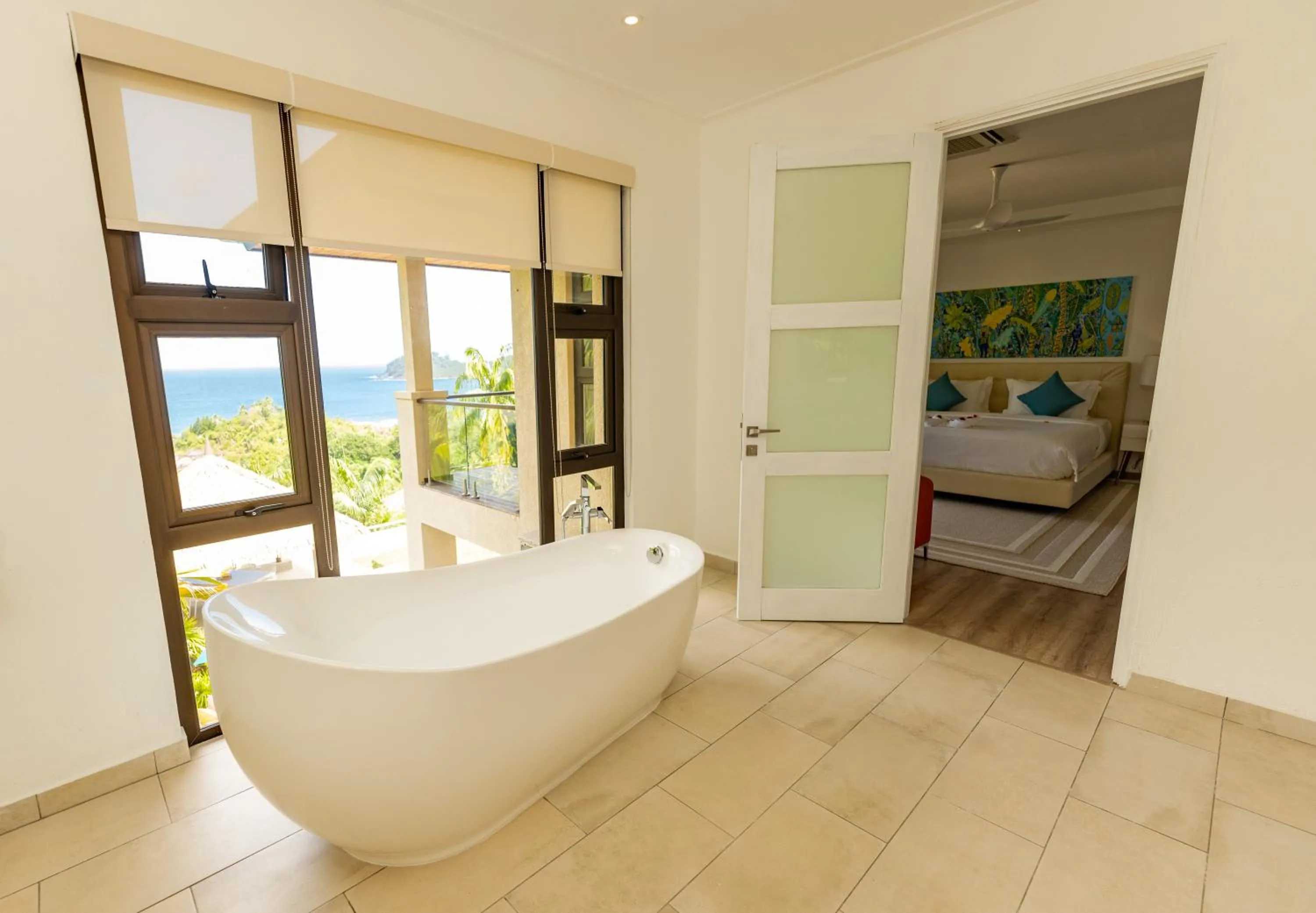 Bathroom, Bed in Valmer Resort and Spa