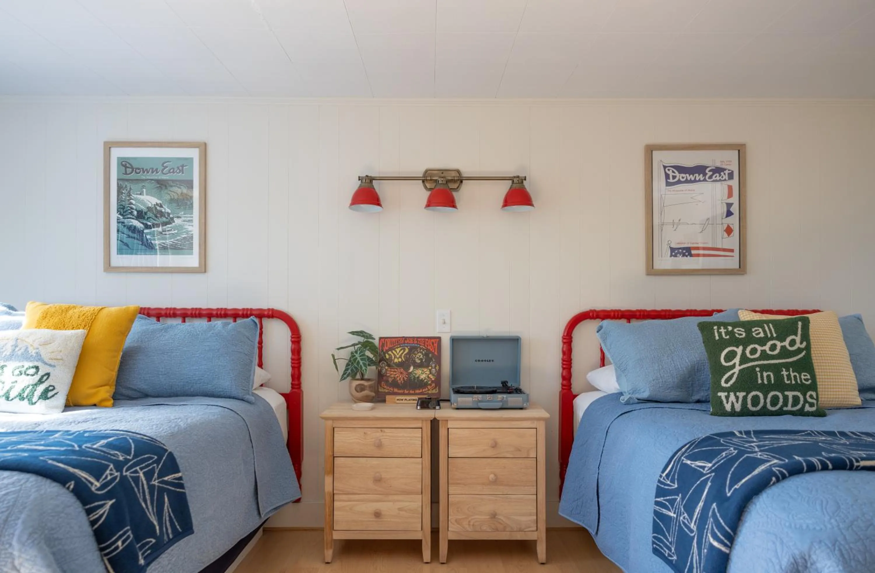 Bed in Seascape Motel & Cottages