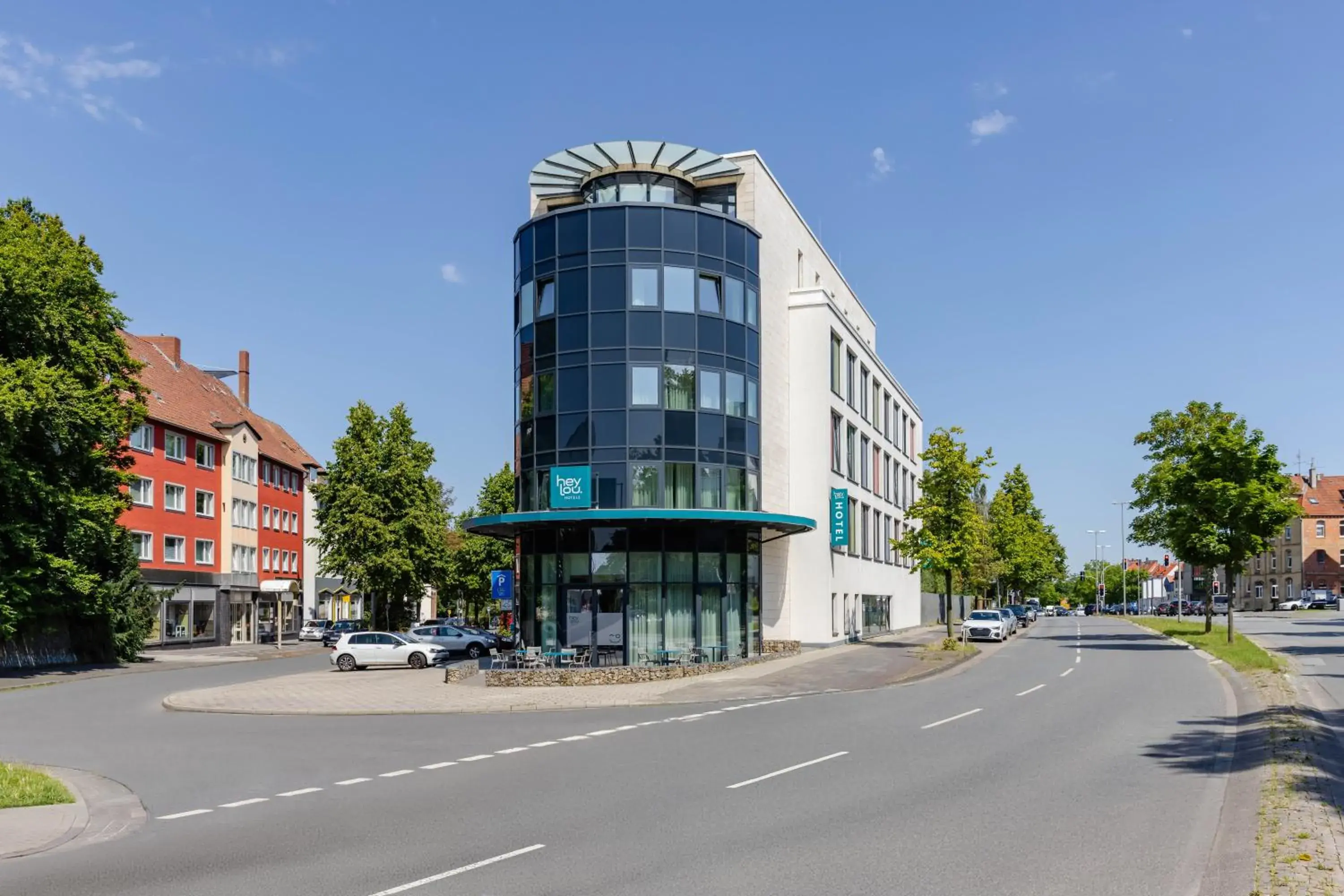 Property building in Hey Lou Hotel Hildesheim Property building in Hey Lou Hotel Hildesheim