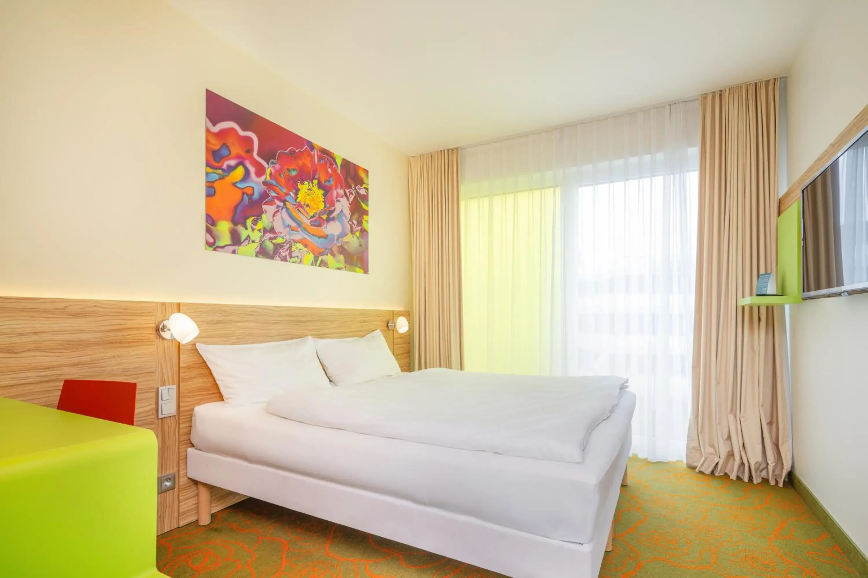 Bed in Hey Lou Hotel Hildesheim Bed in Hey Lou Hotel Hildesheim