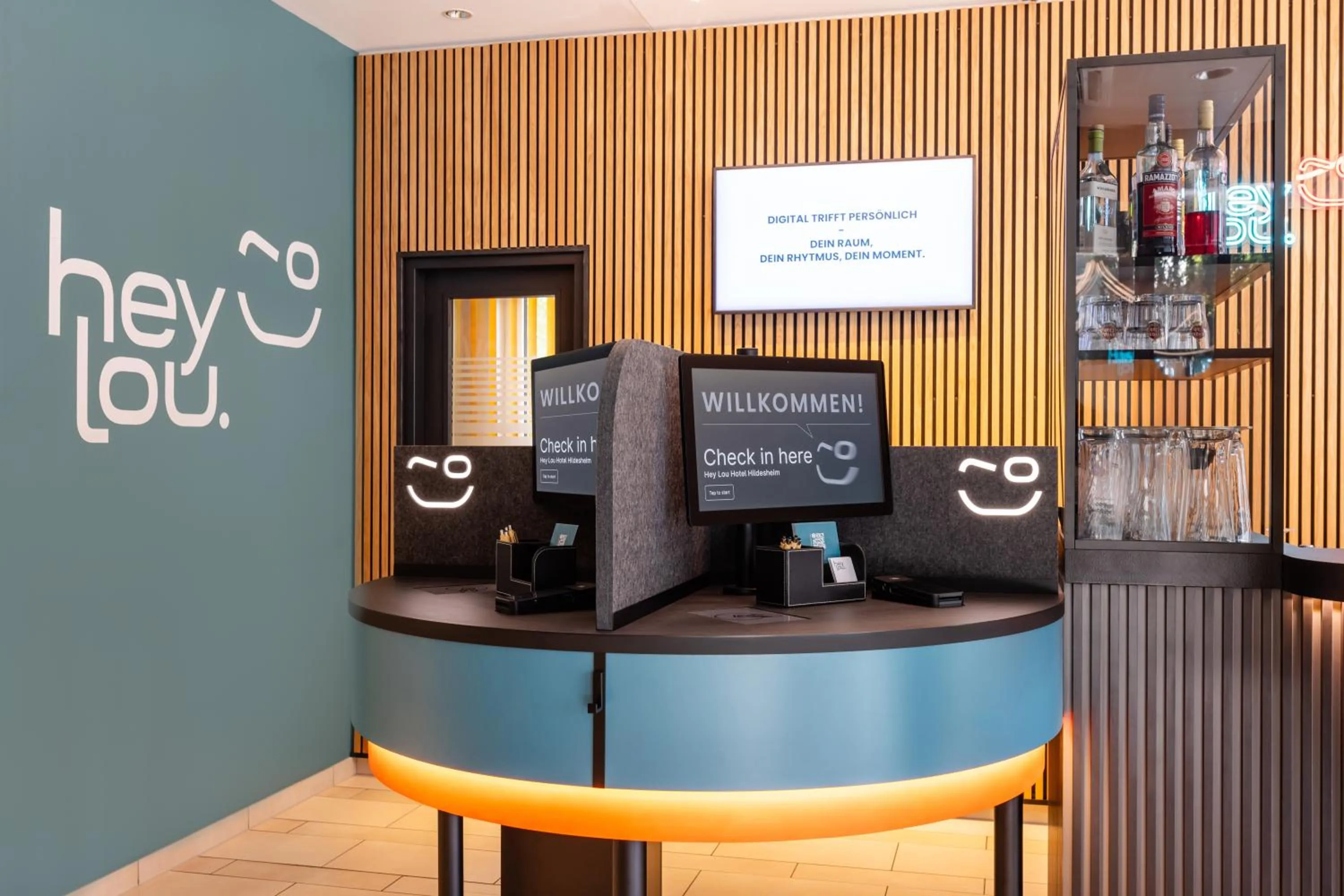 Lobby or reception in Hey Lou Hotel Hildesheim