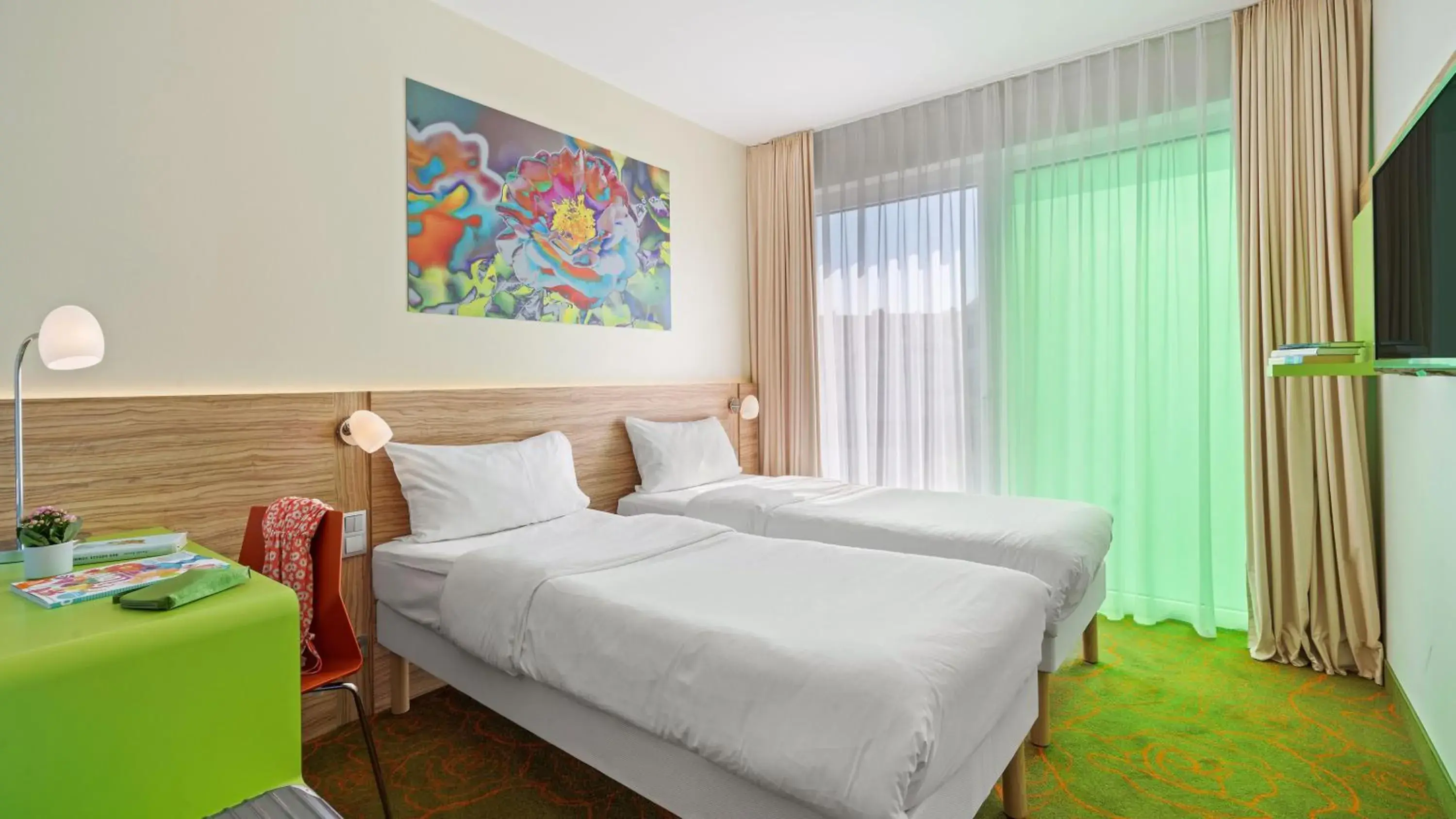 Bedroom, Bed in Hey Lou Hotel Hildesheim Bedroom, Bed in Hey Lou Hotel Hildesheim