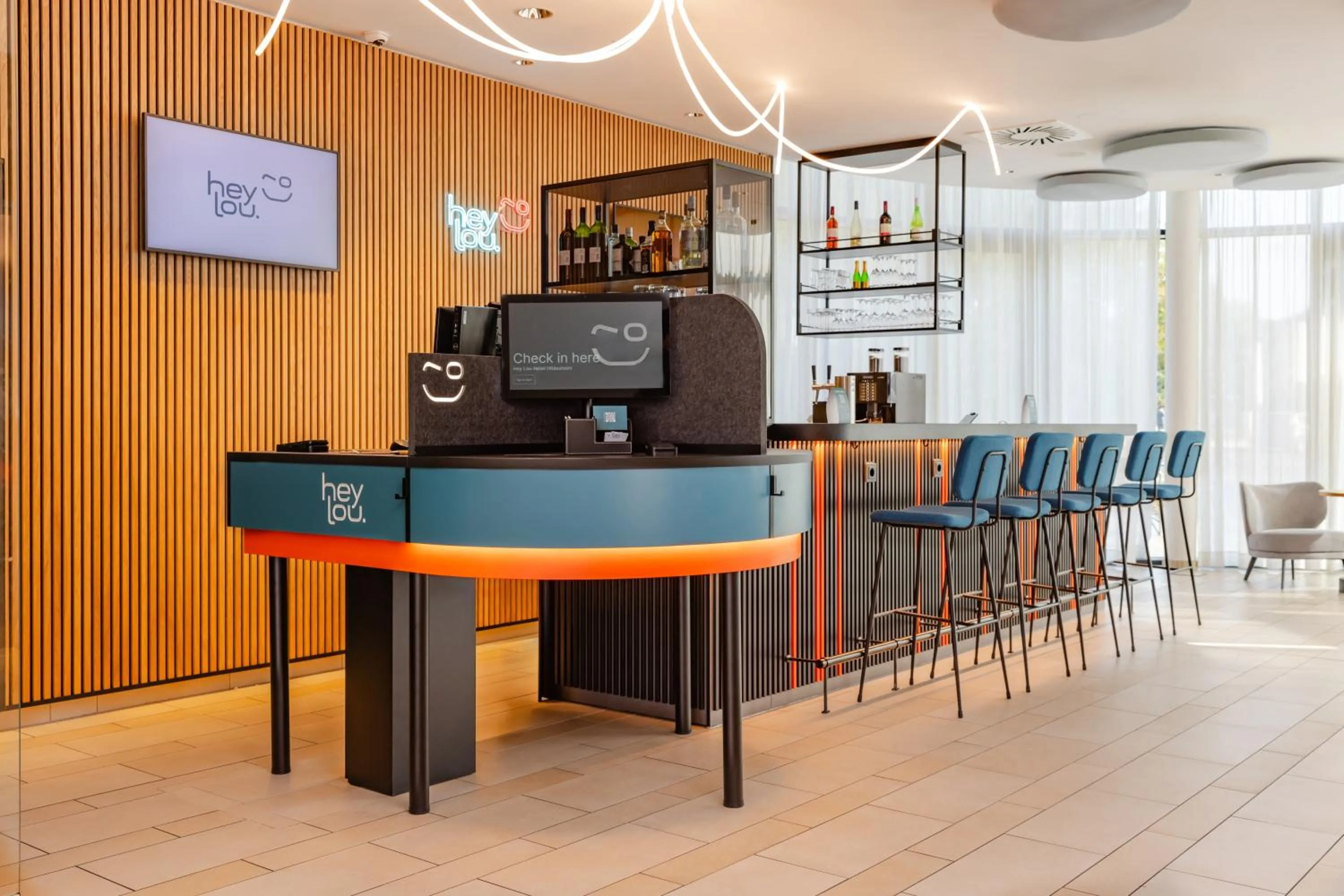 Lobby or reception in Hey Lou Hotel Hildesheim