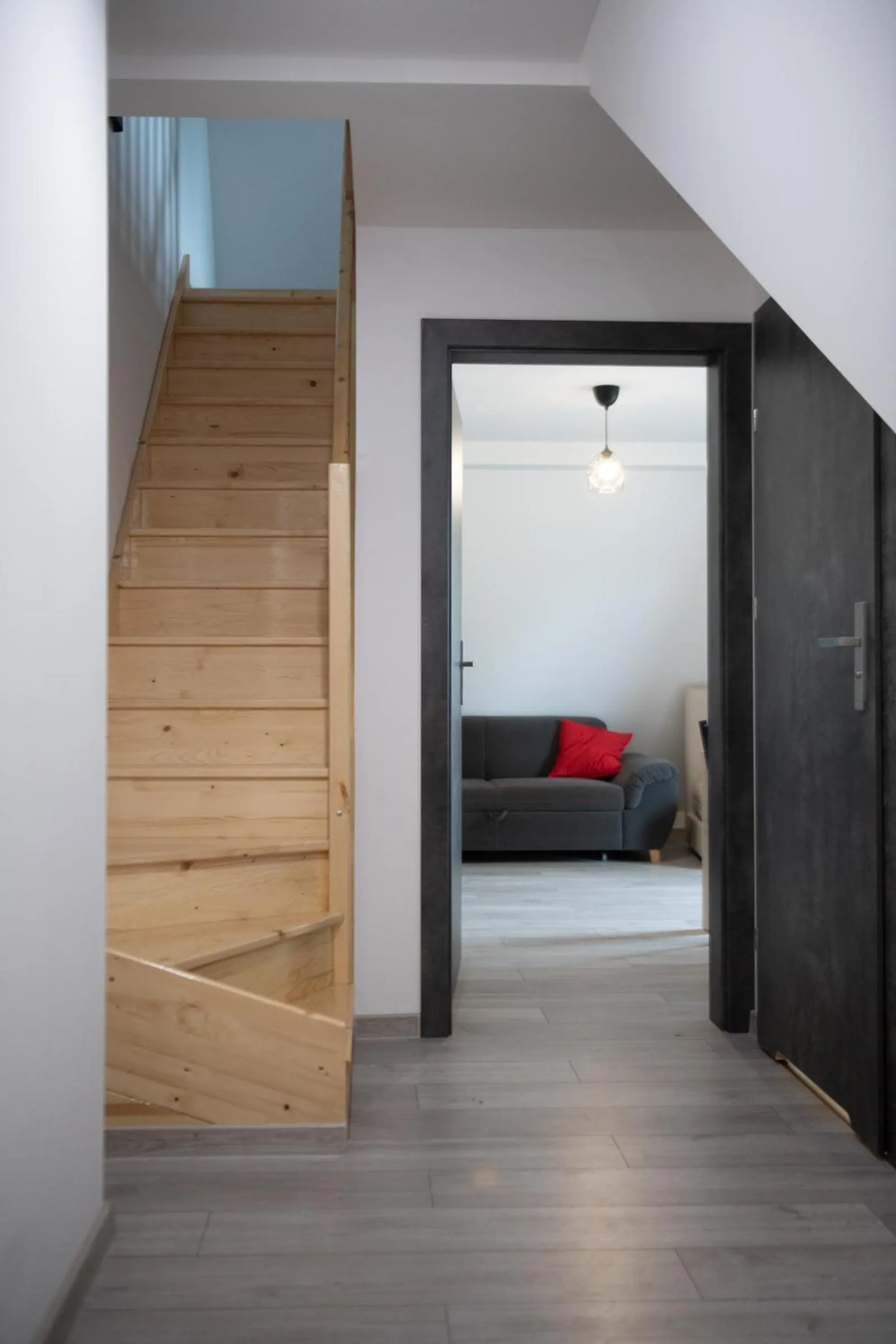 Living room, Bed in Lawendowa Przystań