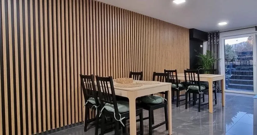 Dining area in Lawendowa Przystań