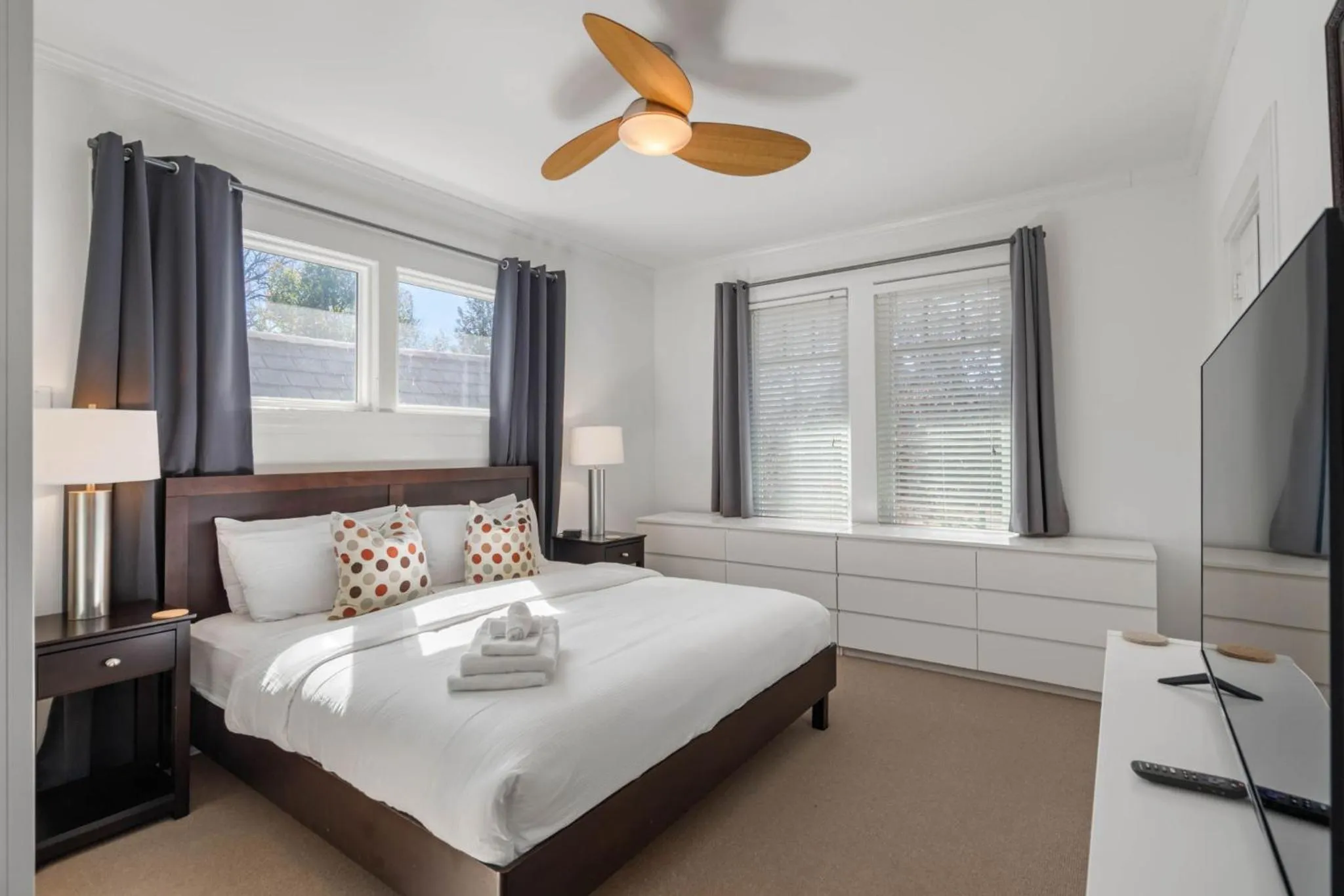 Bed in BCA Furnished Apartments