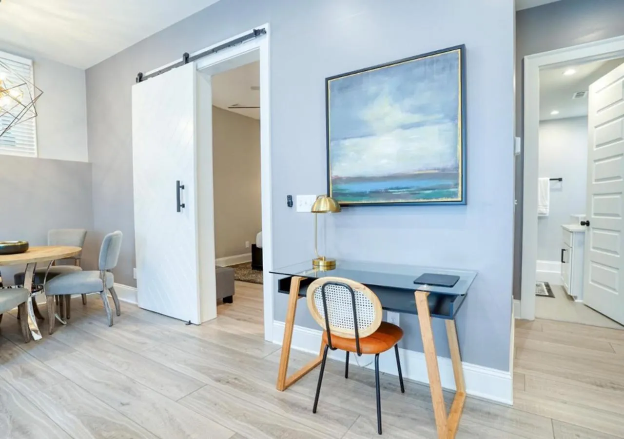 Seating area in BCA Furnished Apartments