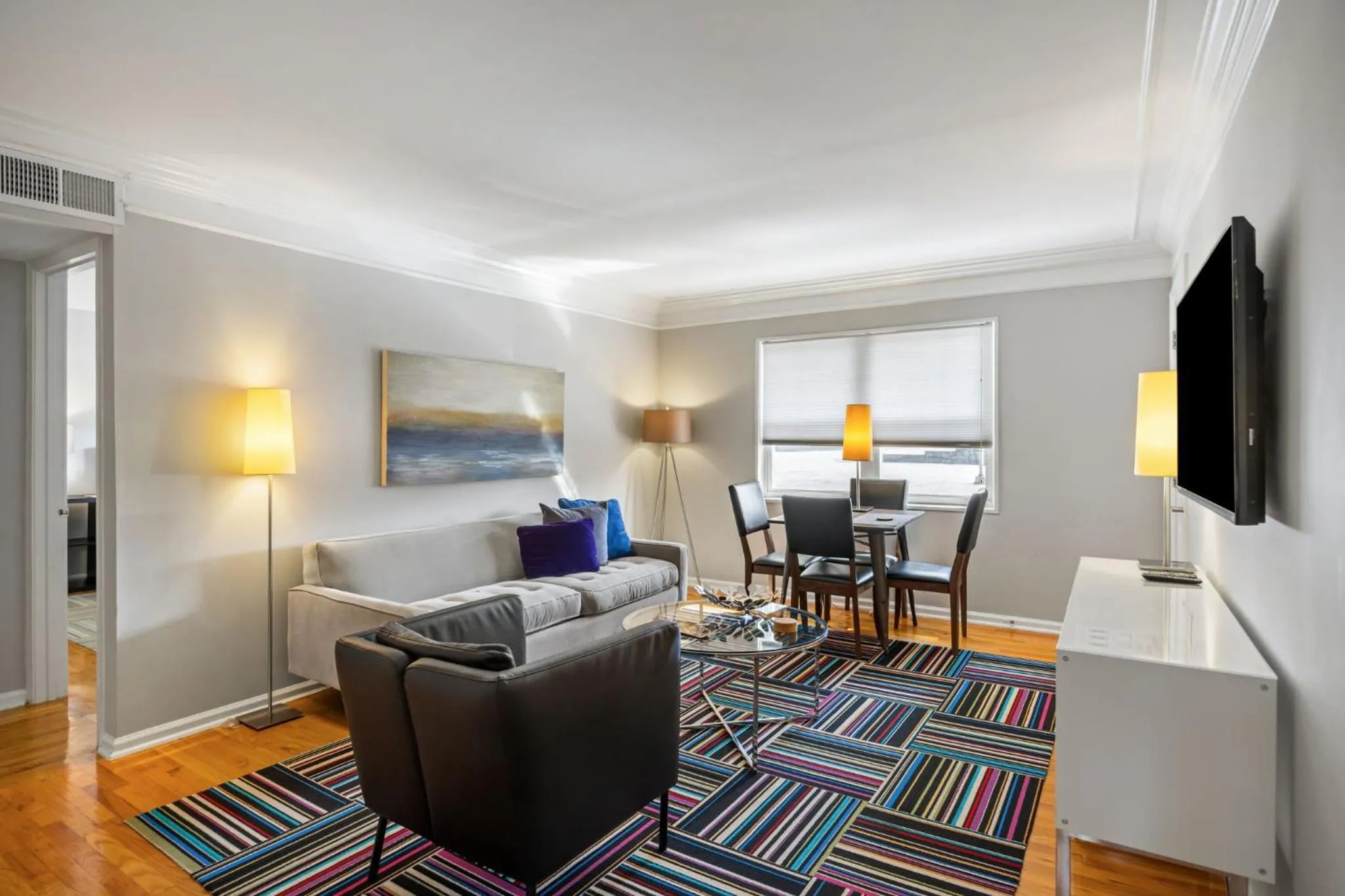 TV and multimedia in BCA Furnished Apartments