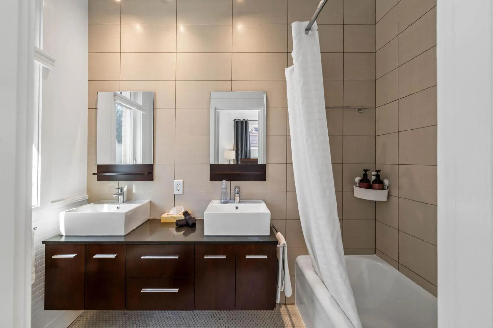 Shower in BCA Furnished Apartments