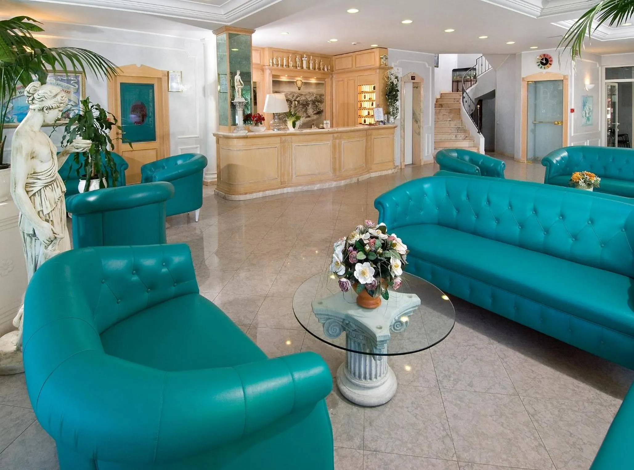 Lobby or reception in Hotel Lido