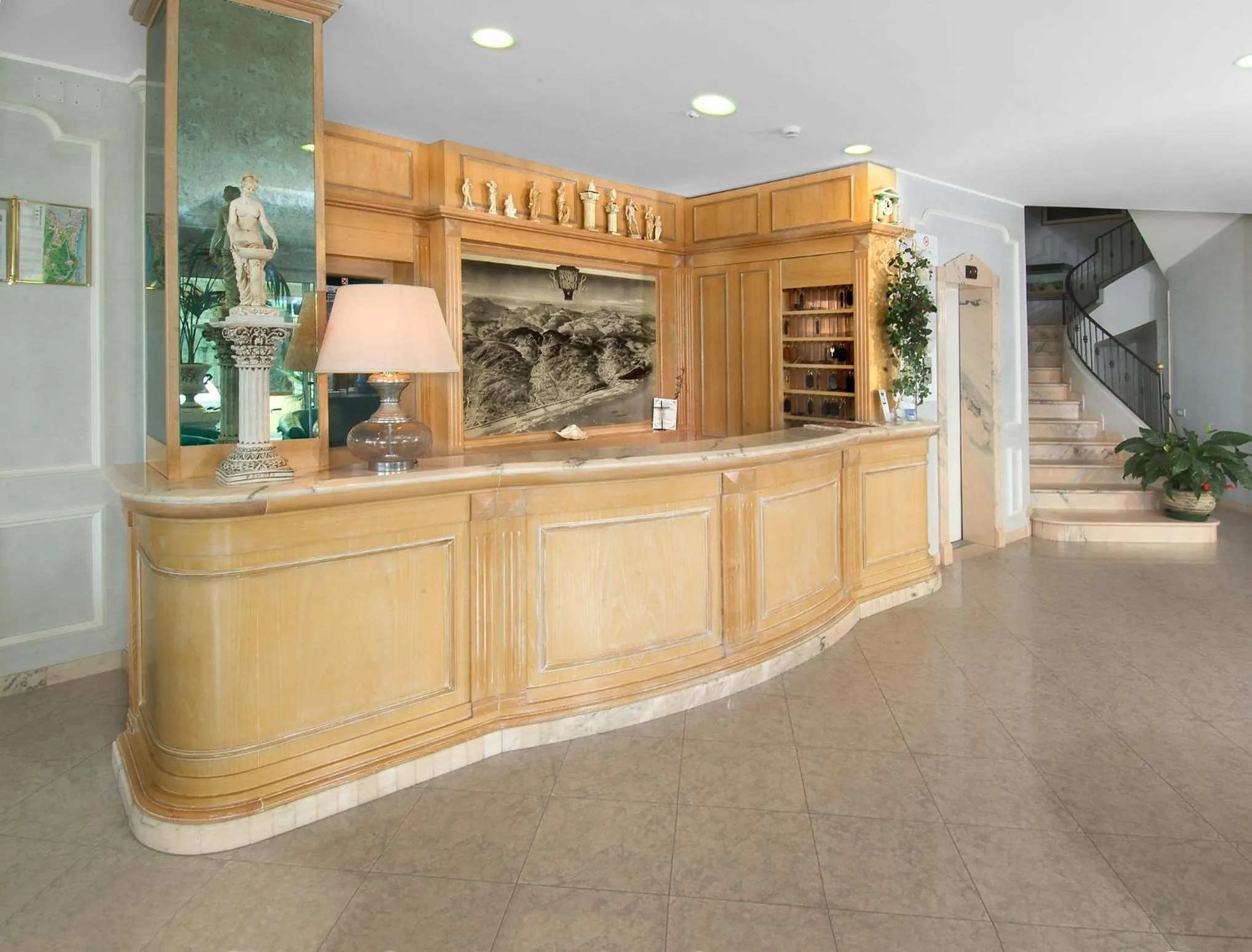 Lobby or reception in Hotel Lido