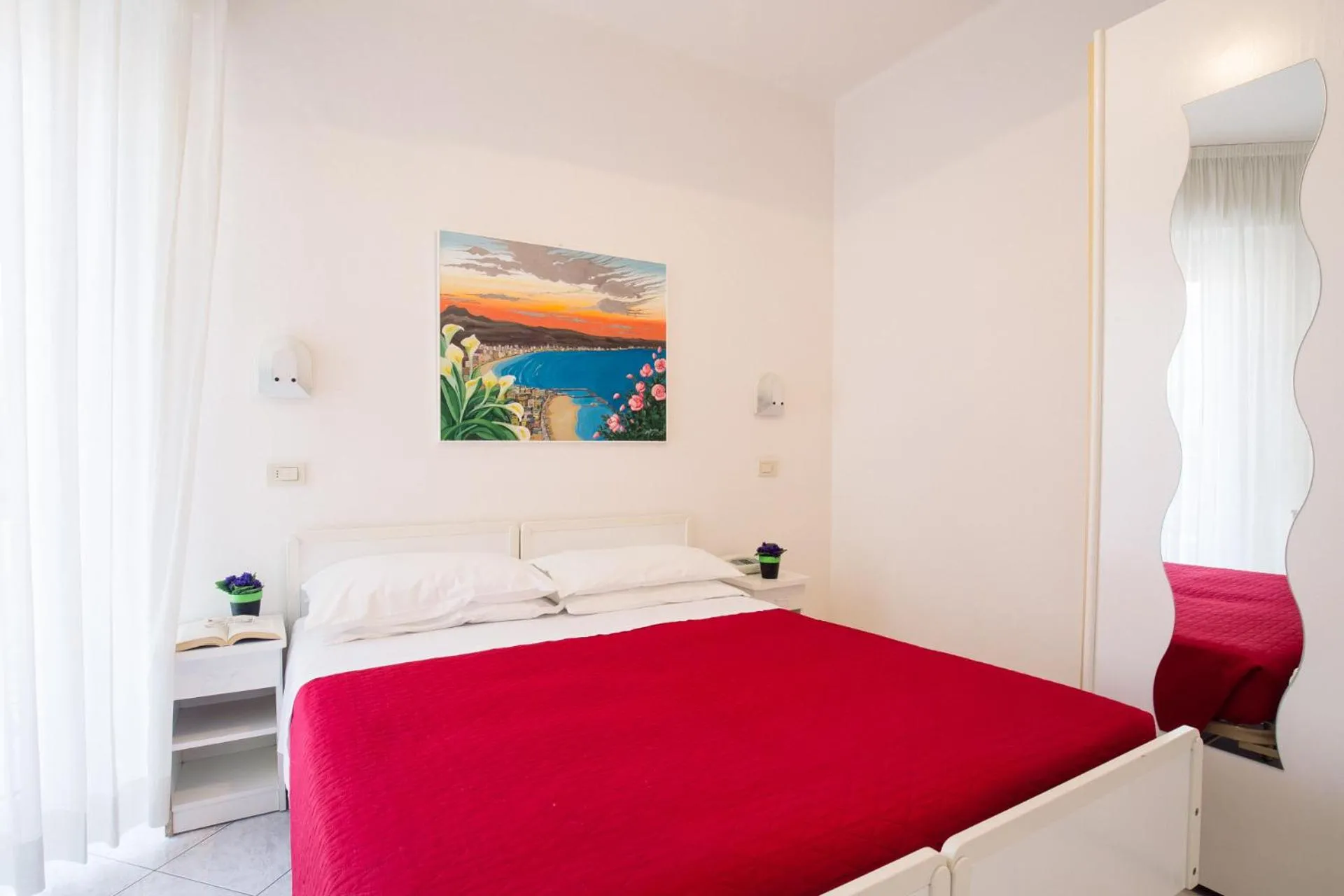 Bed in Hotel Lido