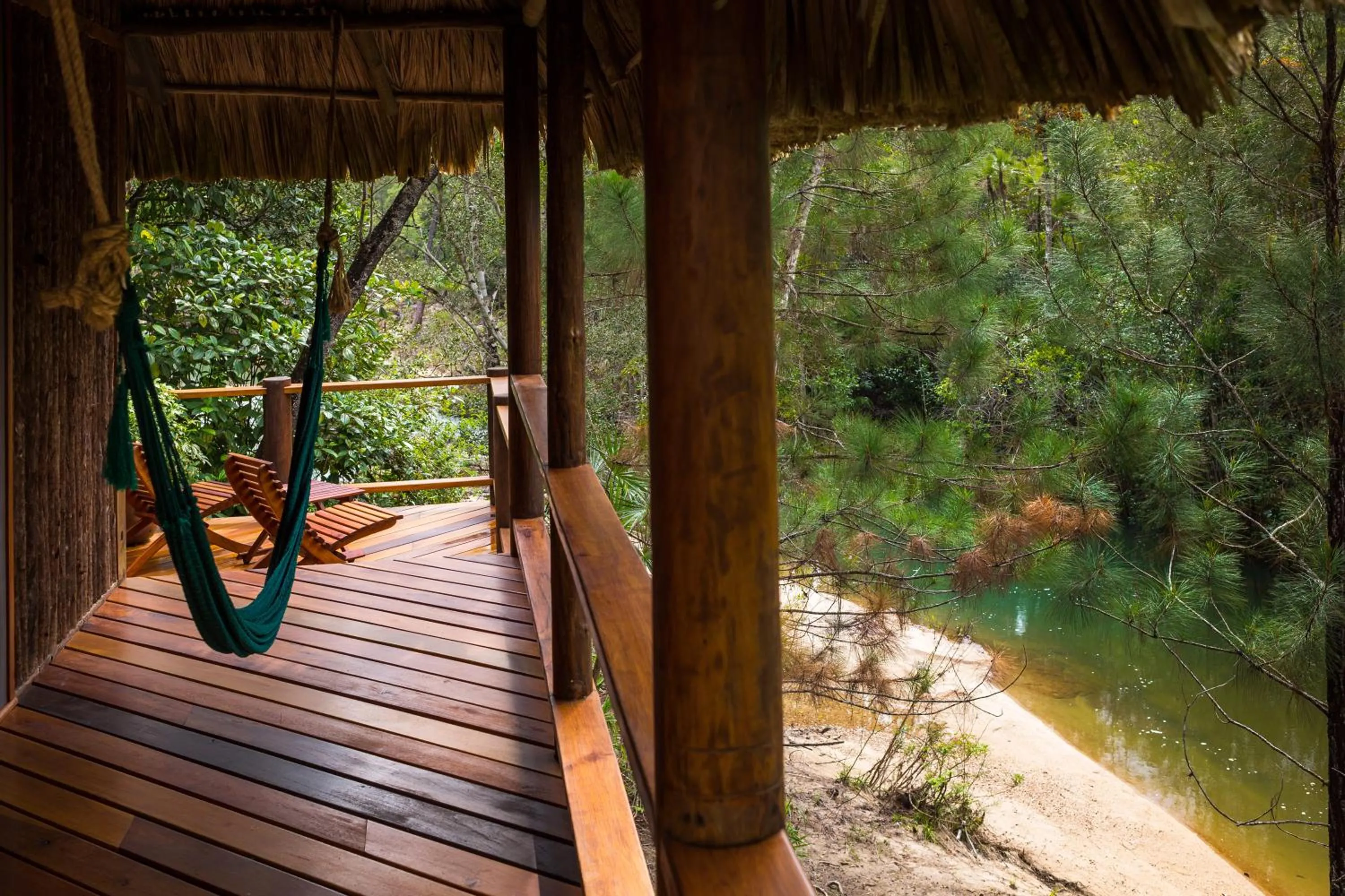 Natural landscape in Blancaneaux Lodge by Francis Ford Coppola