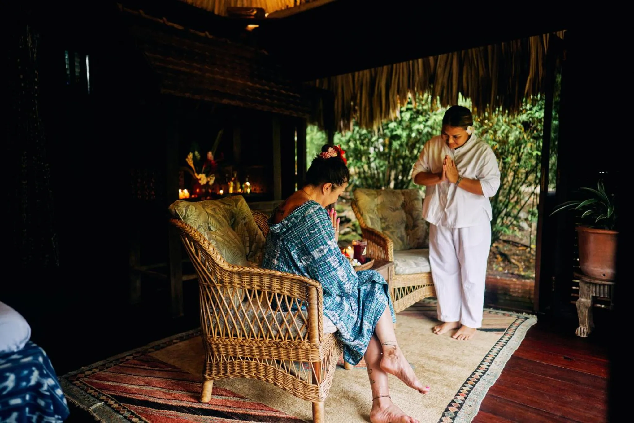 Spa and wellness centre/facilities in Blancaneaux Lodge by Francis Ford Coppola