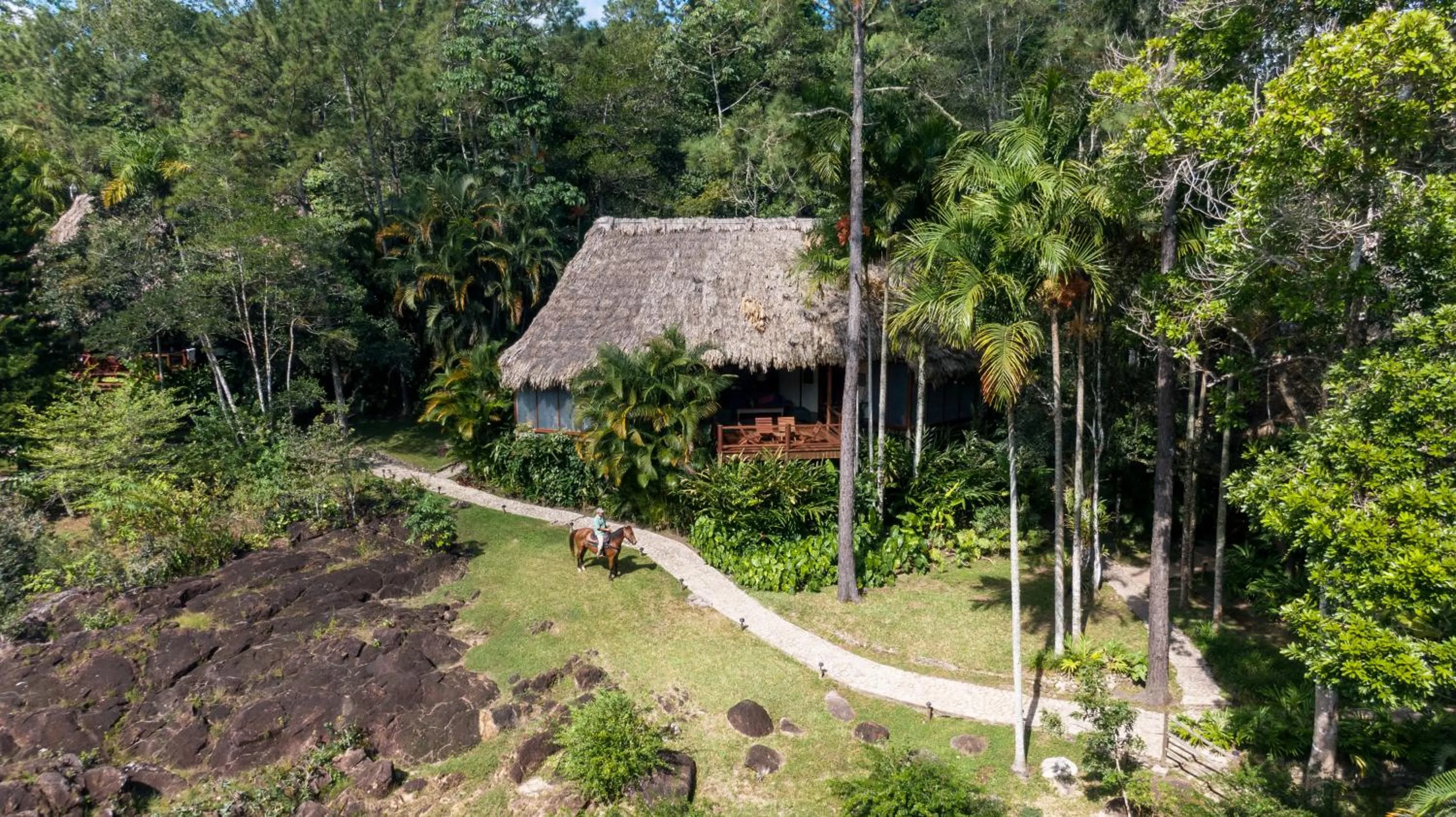 Property building in Blancaneaux Lodge by Francis Ford Coppola