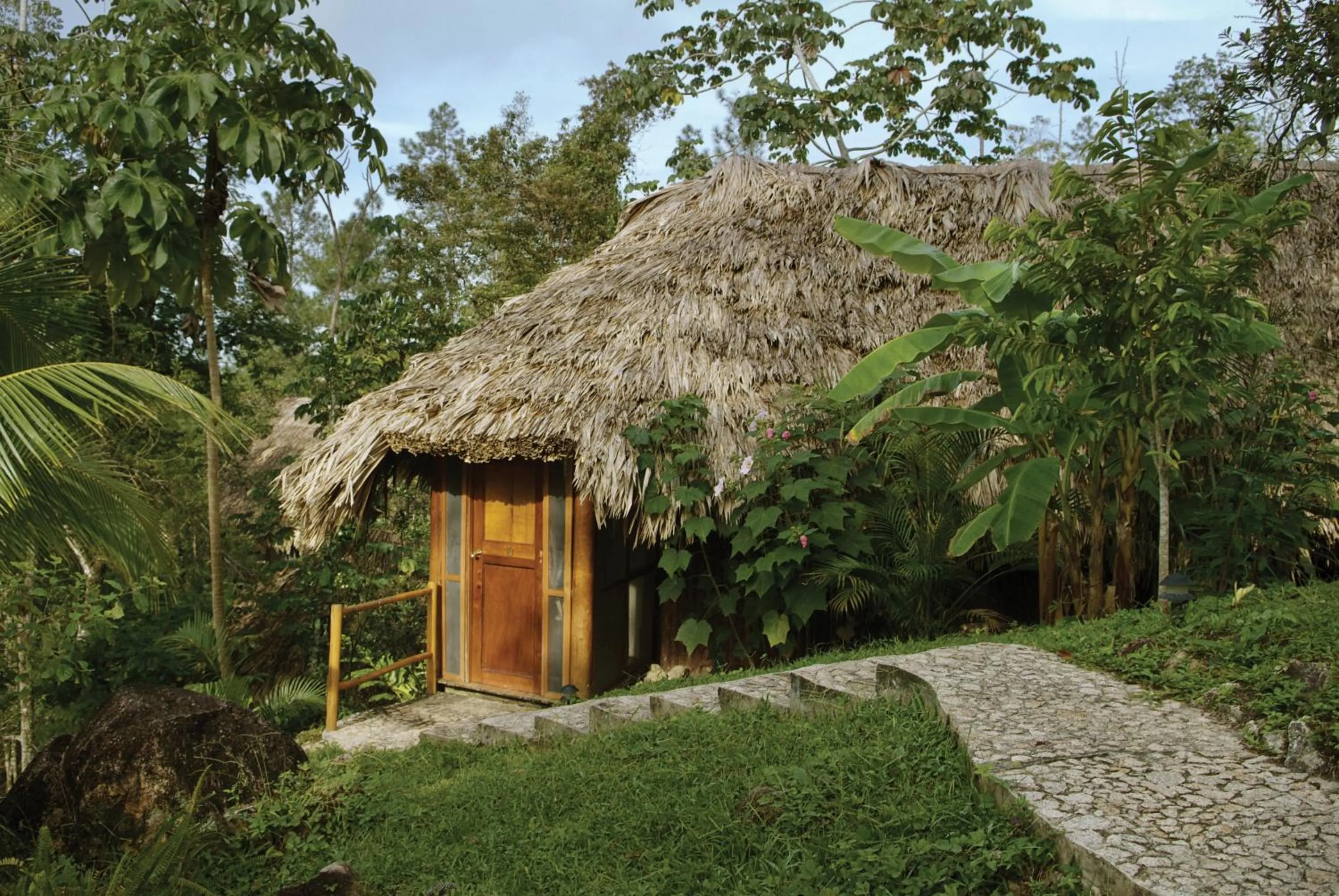 Property building in Blancaneaux Lodge by Francis Ford Coppola
