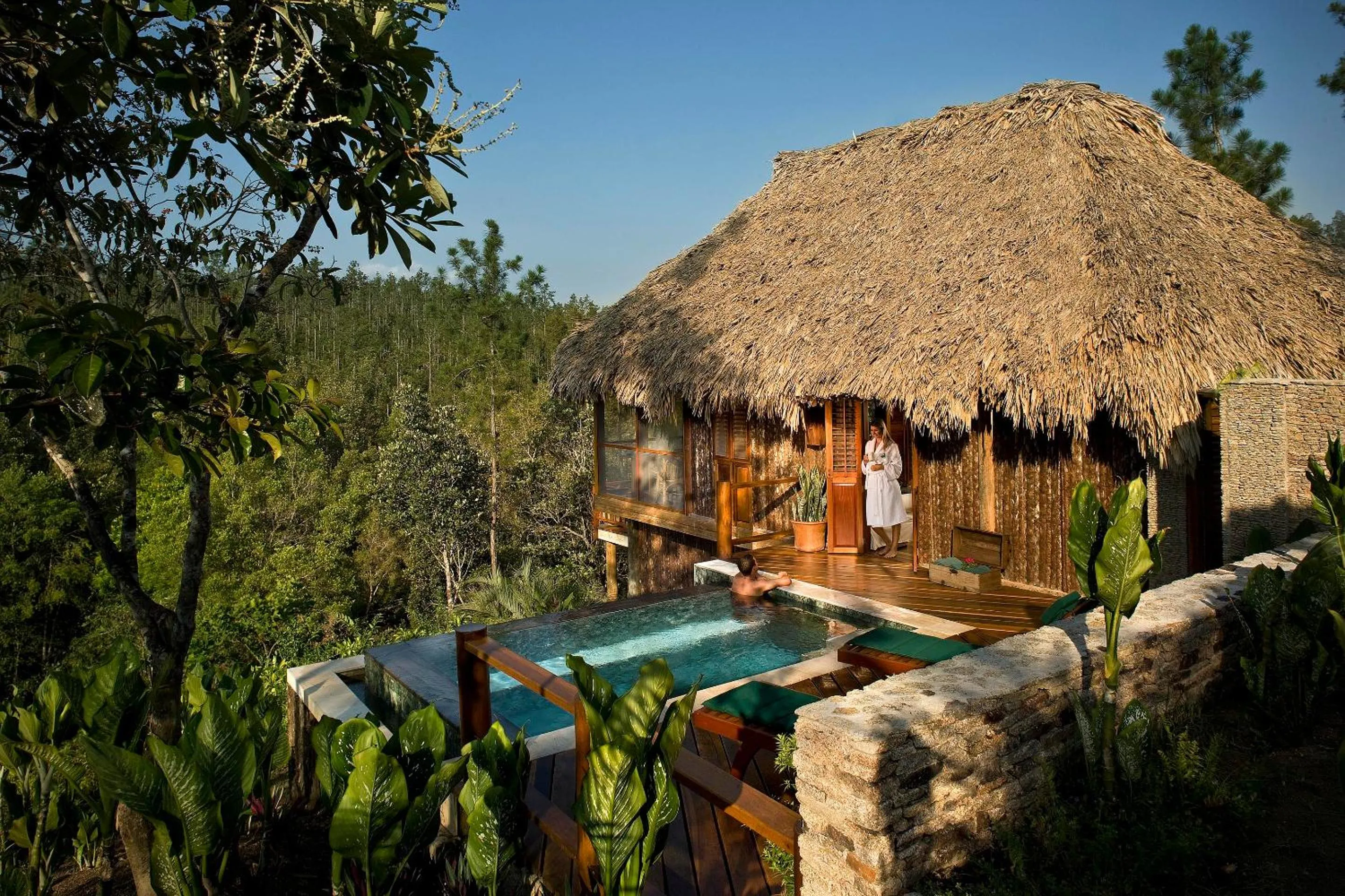 Mountain view in Blancaneaux Lodge by Francis Ford Coppola
