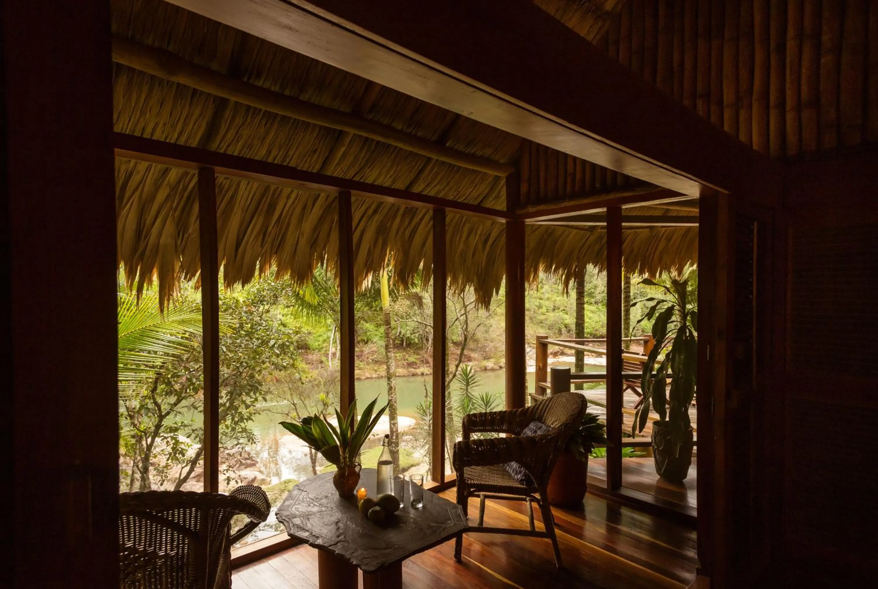 Balcony/Terrace in Blancaneaux Lodge by Francis Ford Coppola