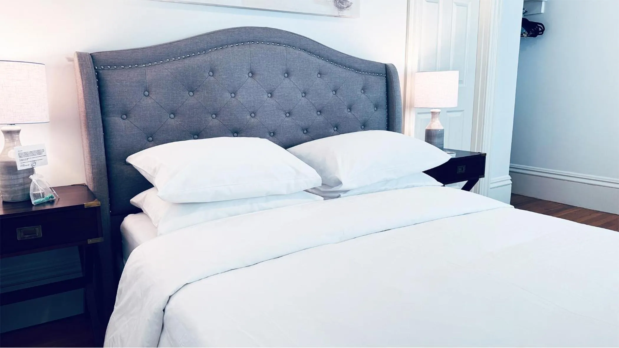 Bed in Ginkgo House on Harvard