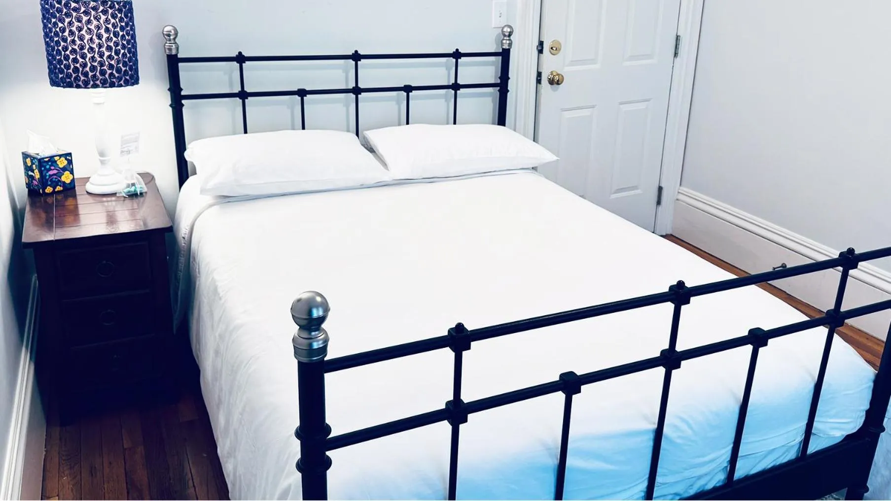 Bed in Ginkgo House on Harvard