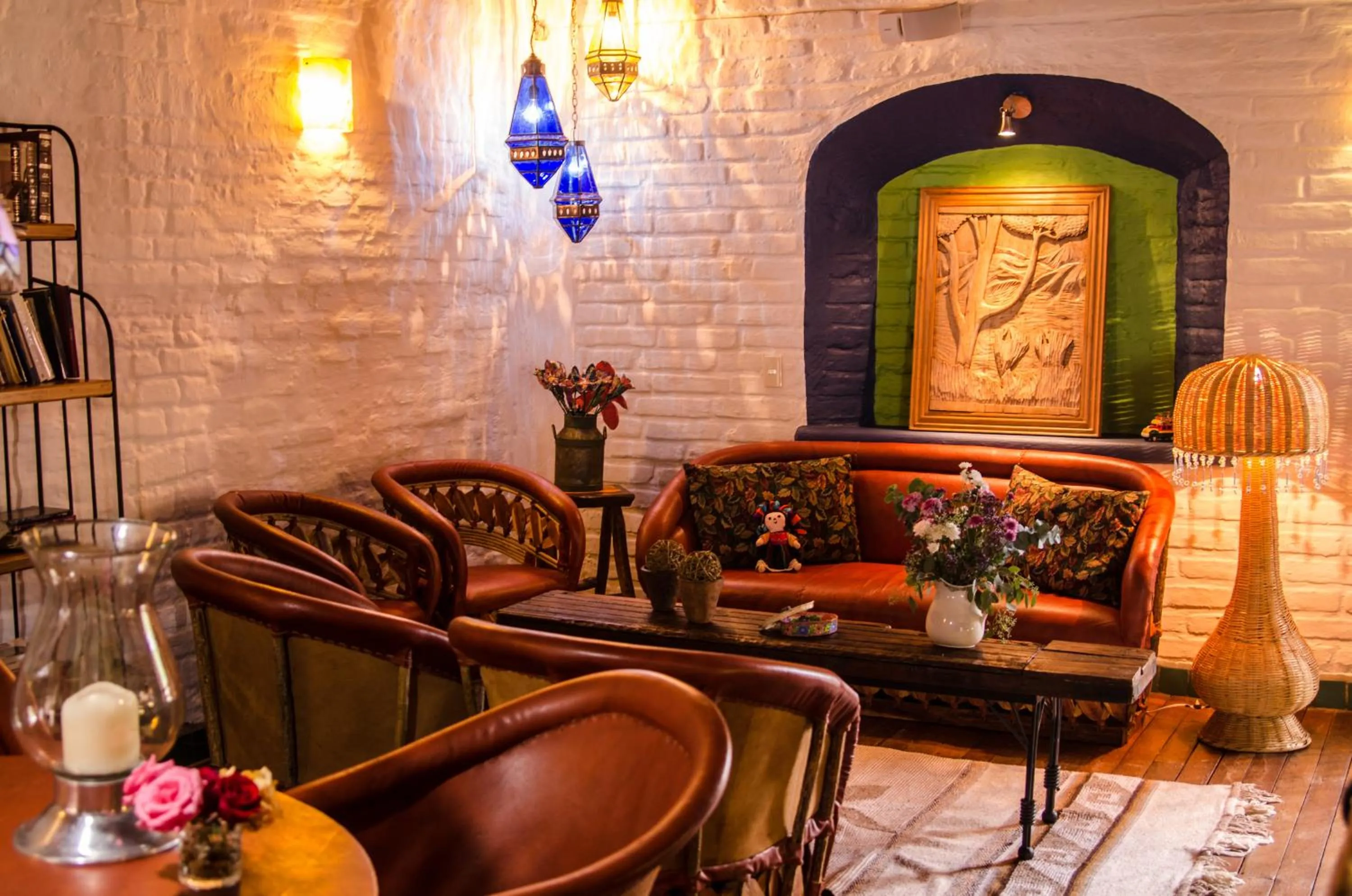 Library in Hotel La Casona