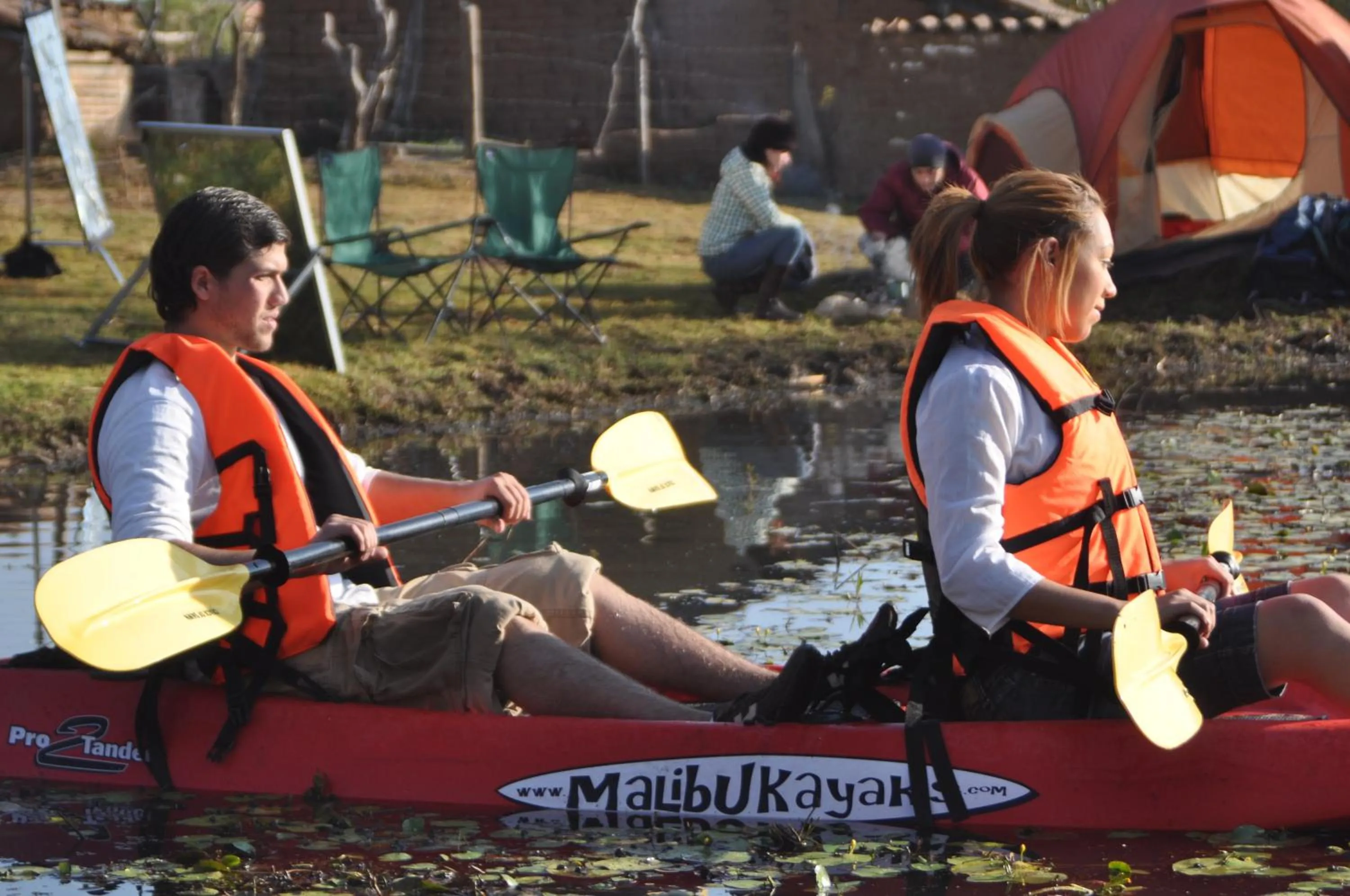 Canoeing in Hotel La Casona