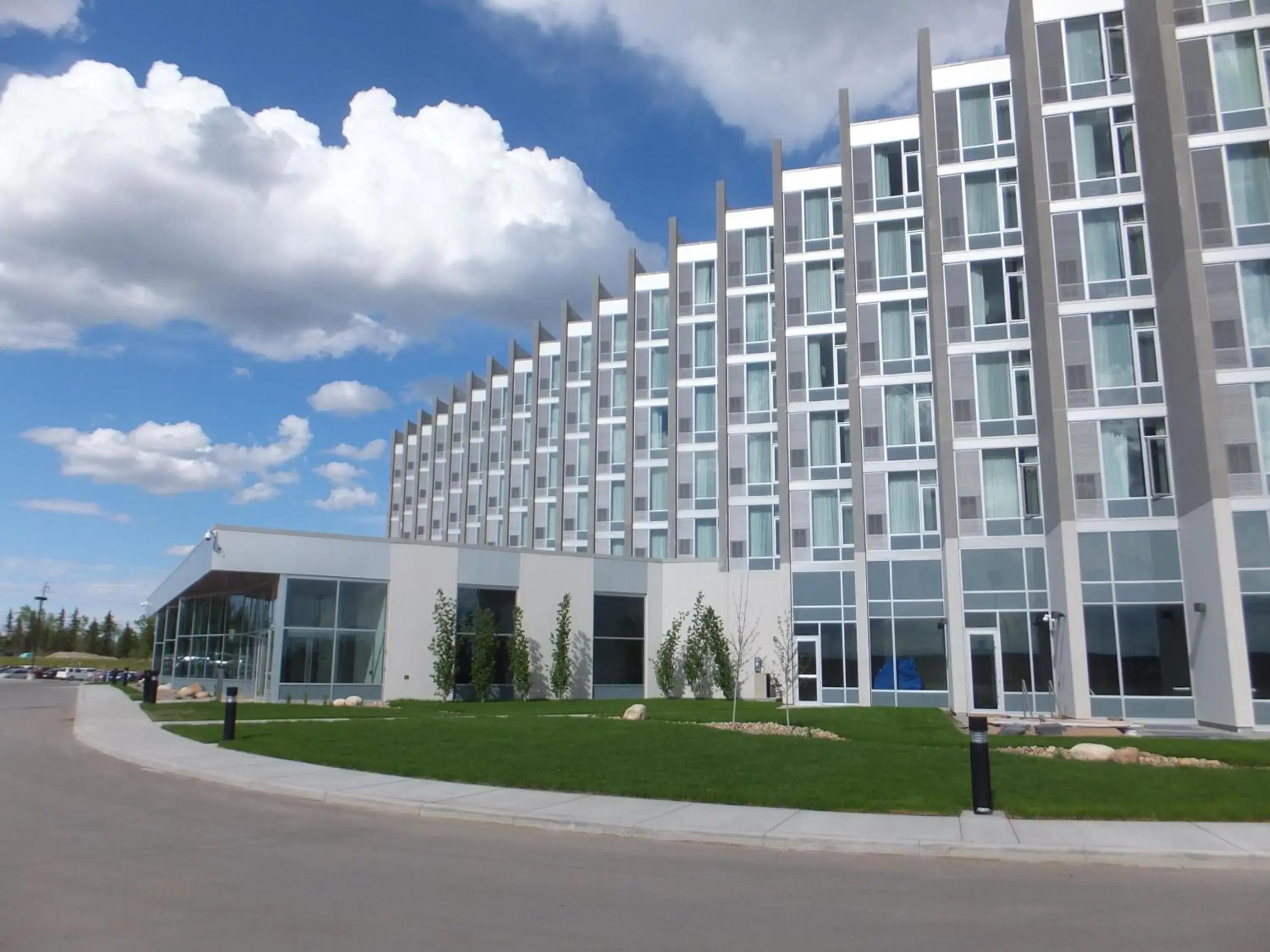 Facade/entrance in Grey Eagle Resort Facade/entrance in Grey Eagle Resort