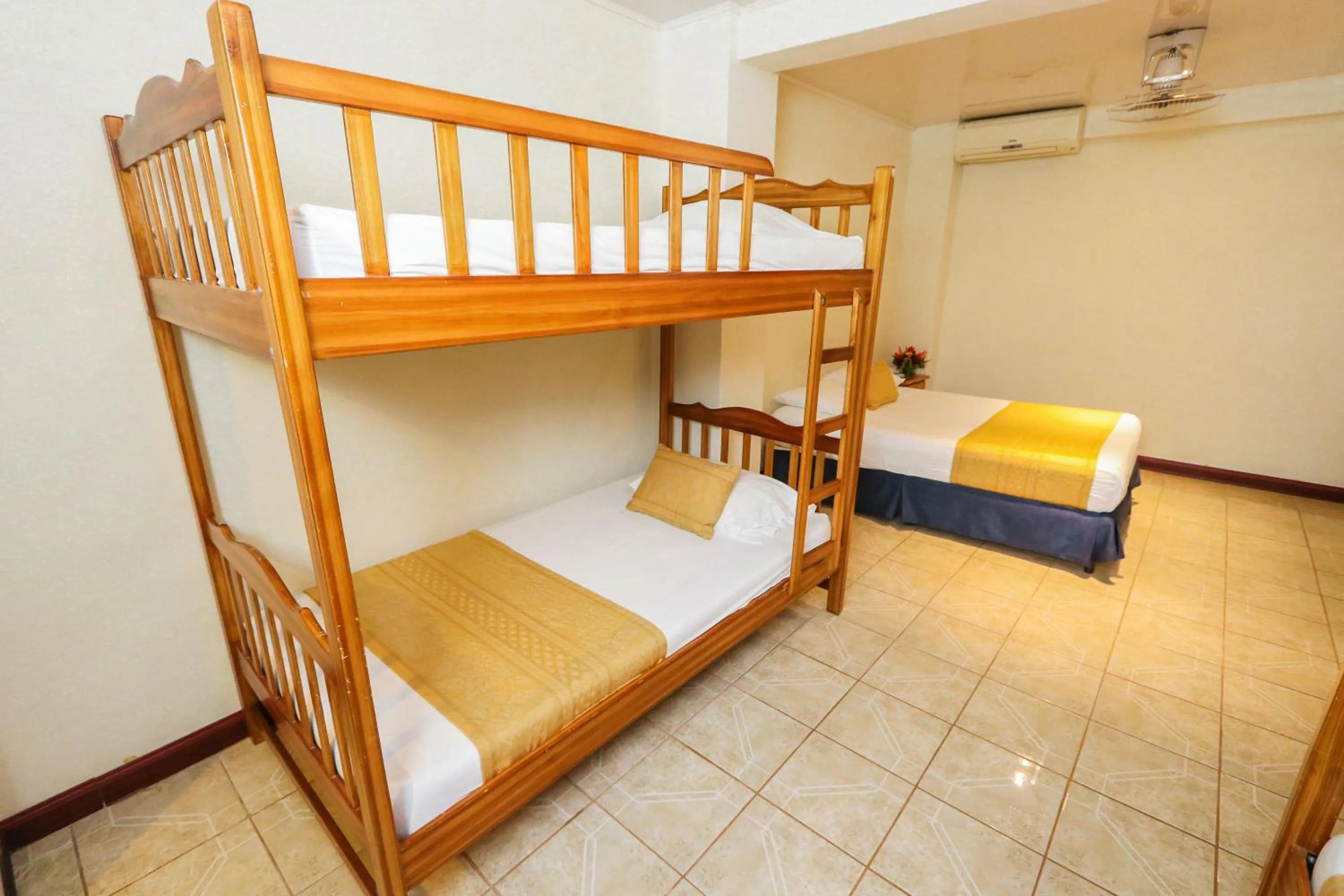 Bed in Hotel Flor Blanca