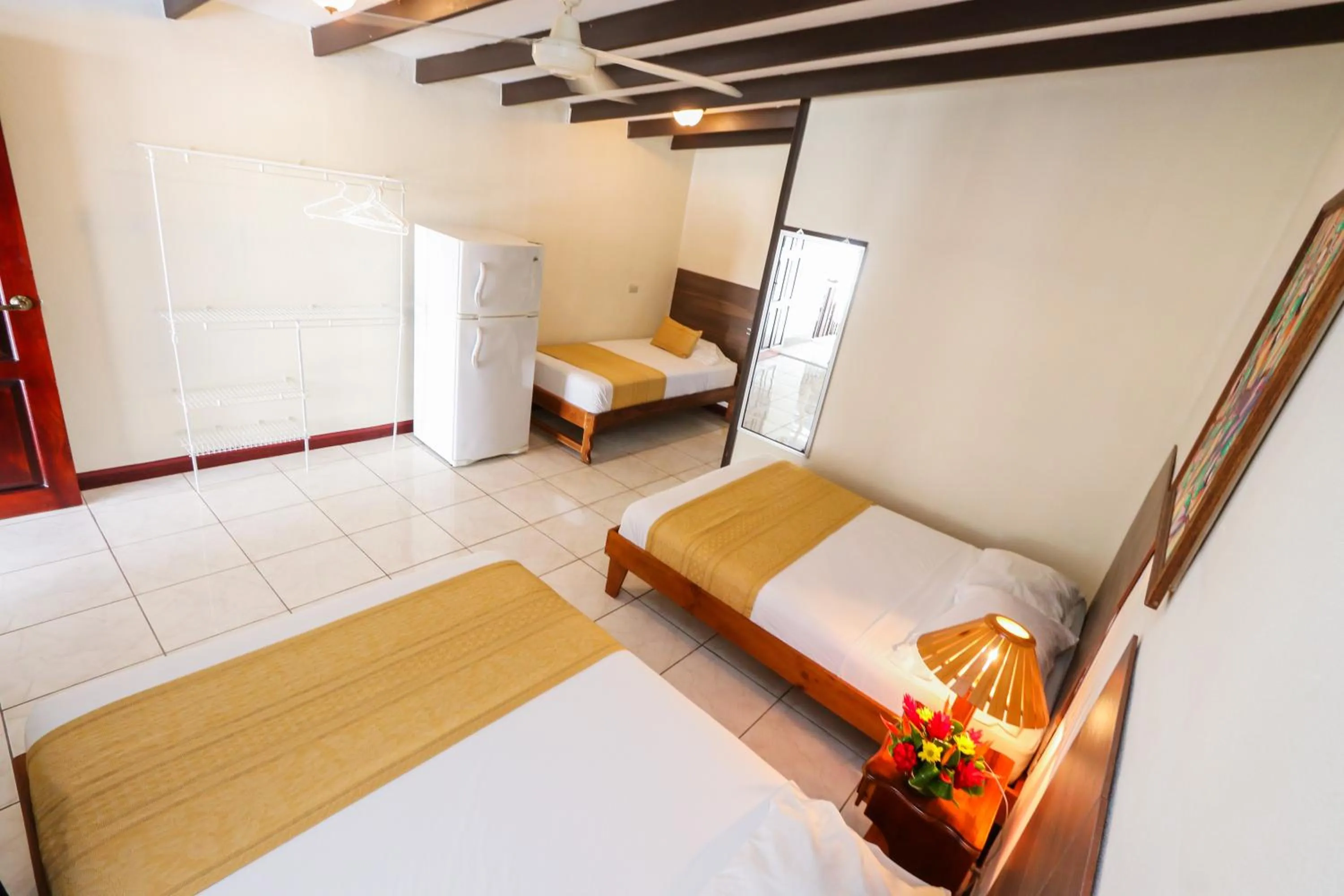 Bed in Hotel Flor Blanca