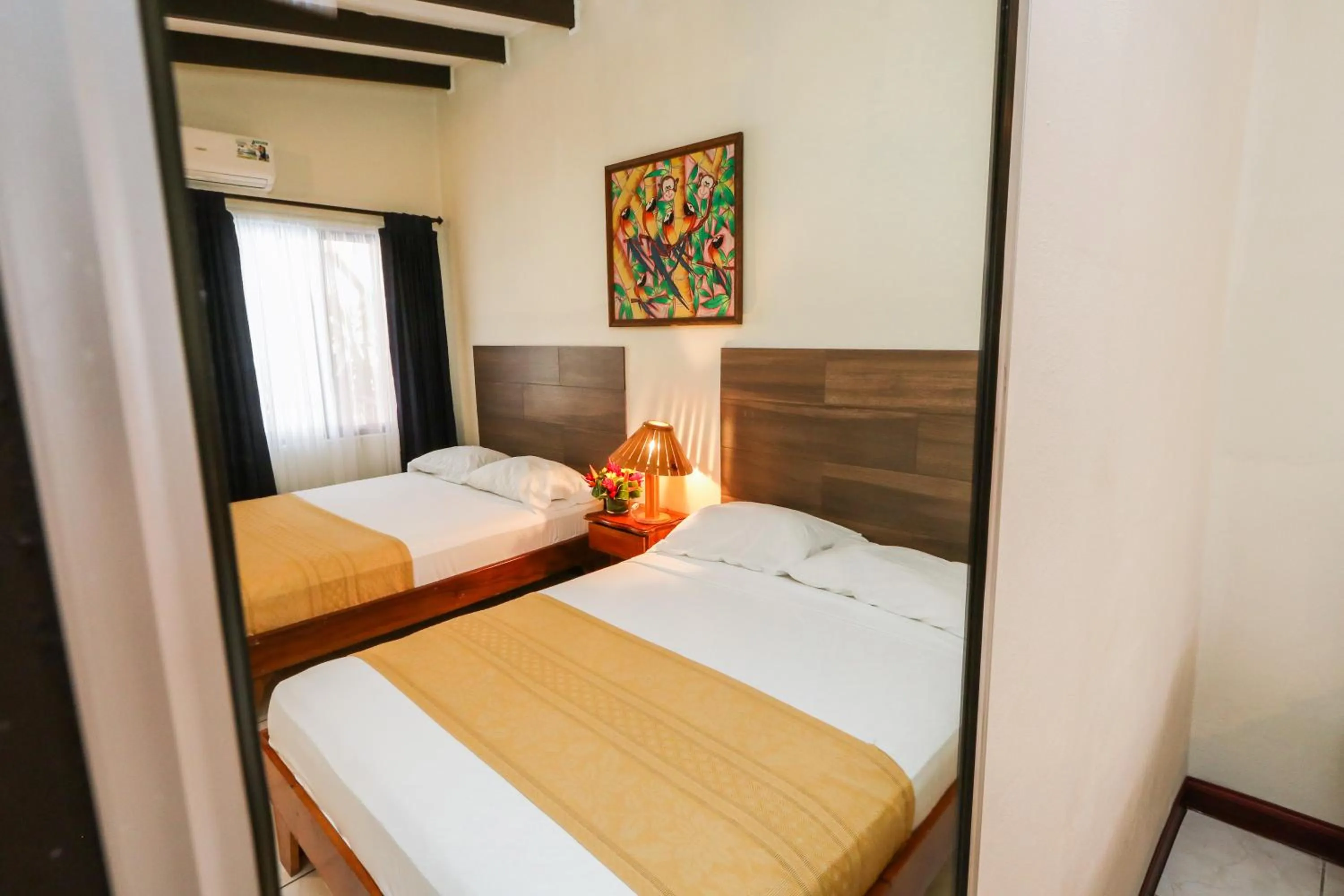 Bed in Hotel Flor Blanca