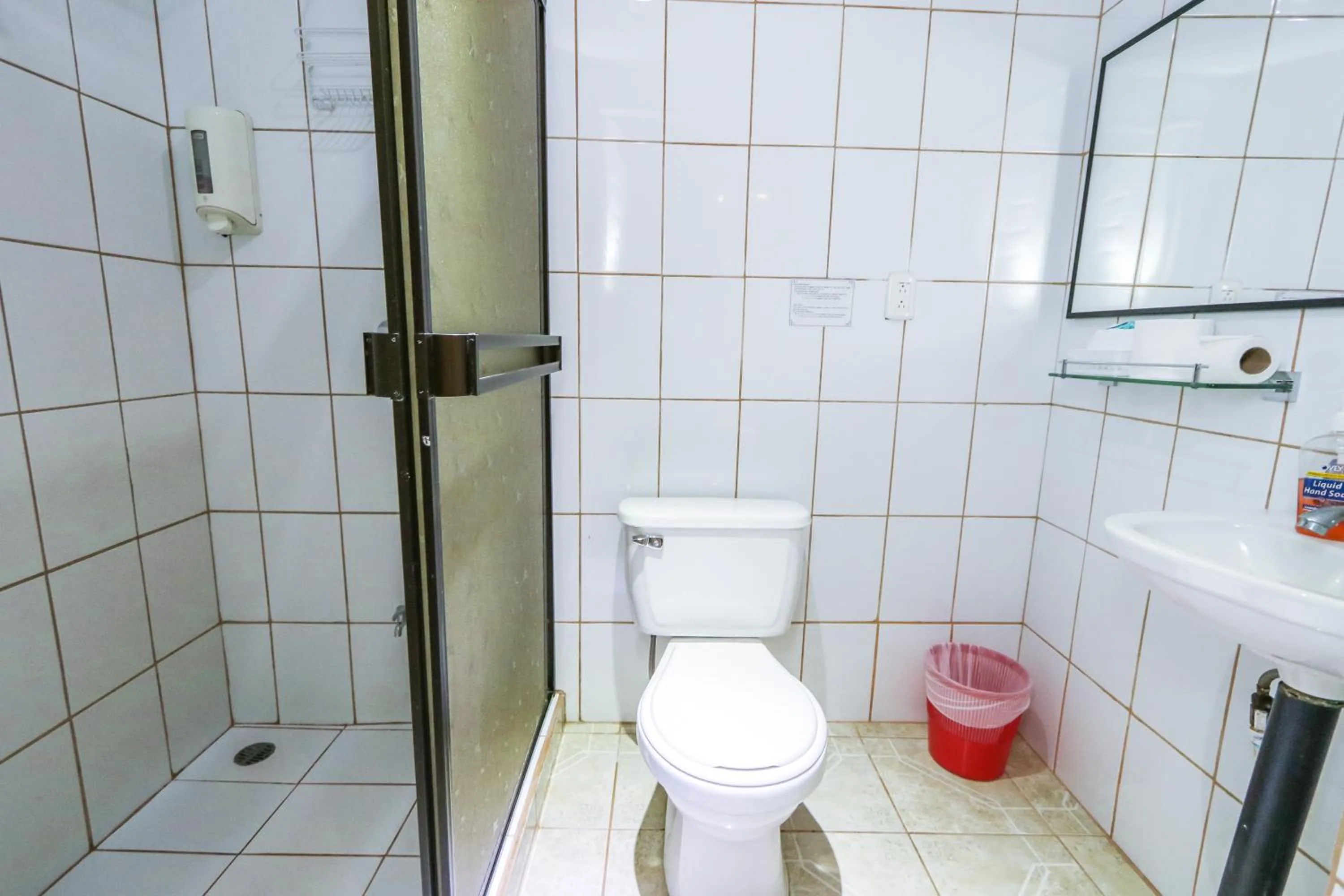 Shower in Hotel Flor Blanca