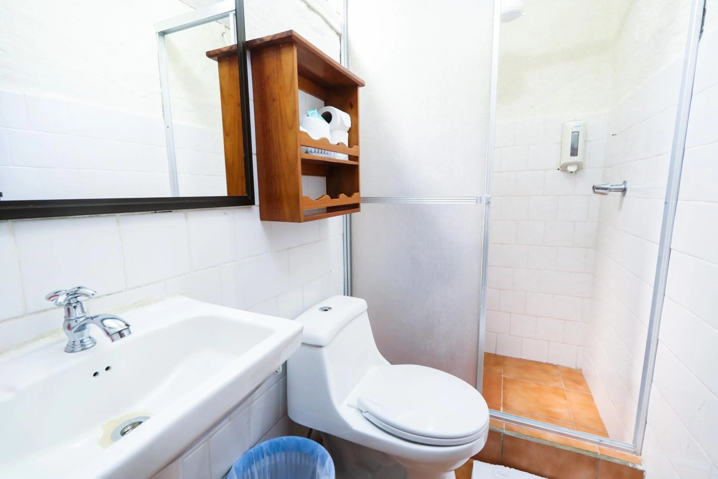 Shower in Hotel Flor Blanca