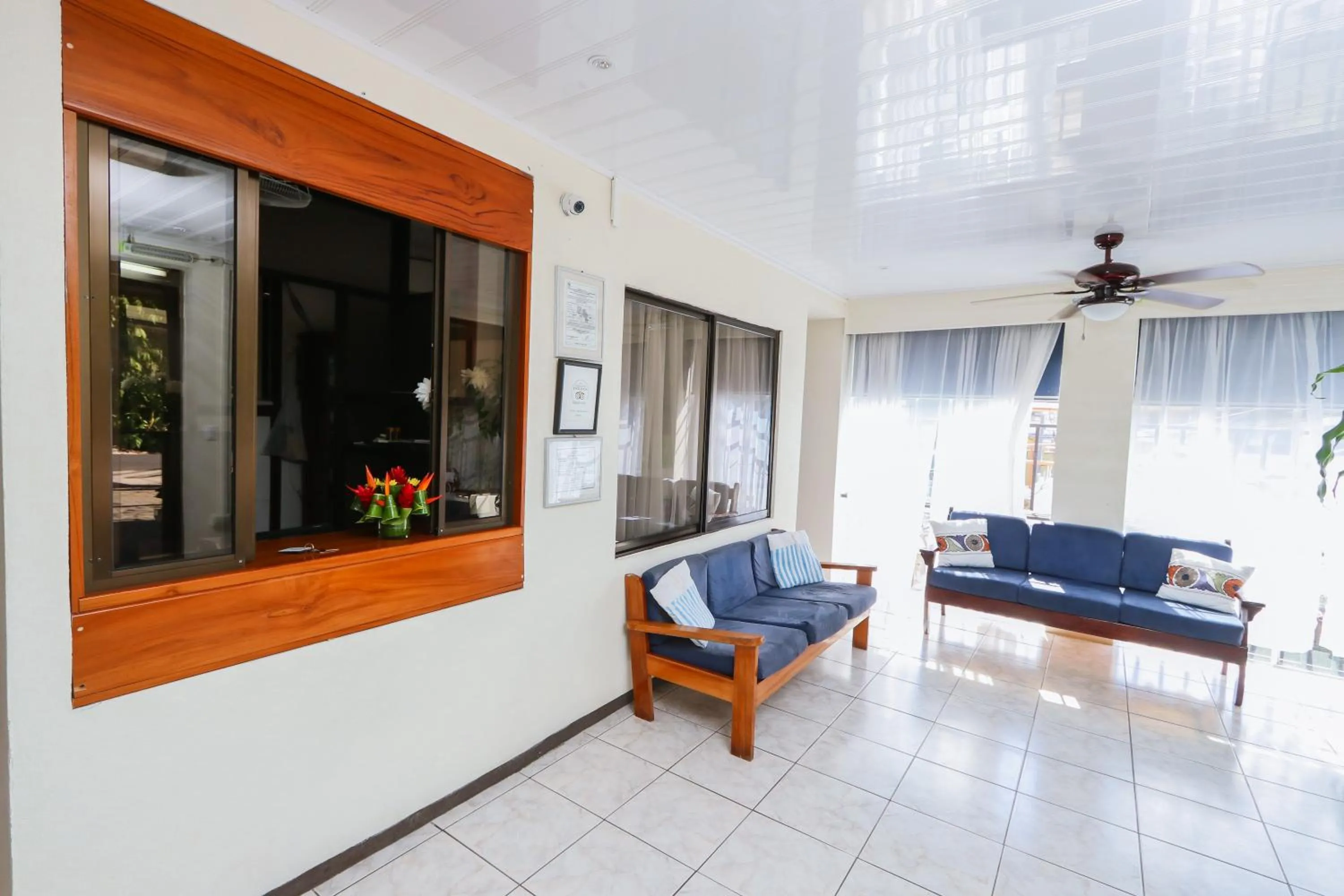 Facade/entrance in Hotel Flor Blanca