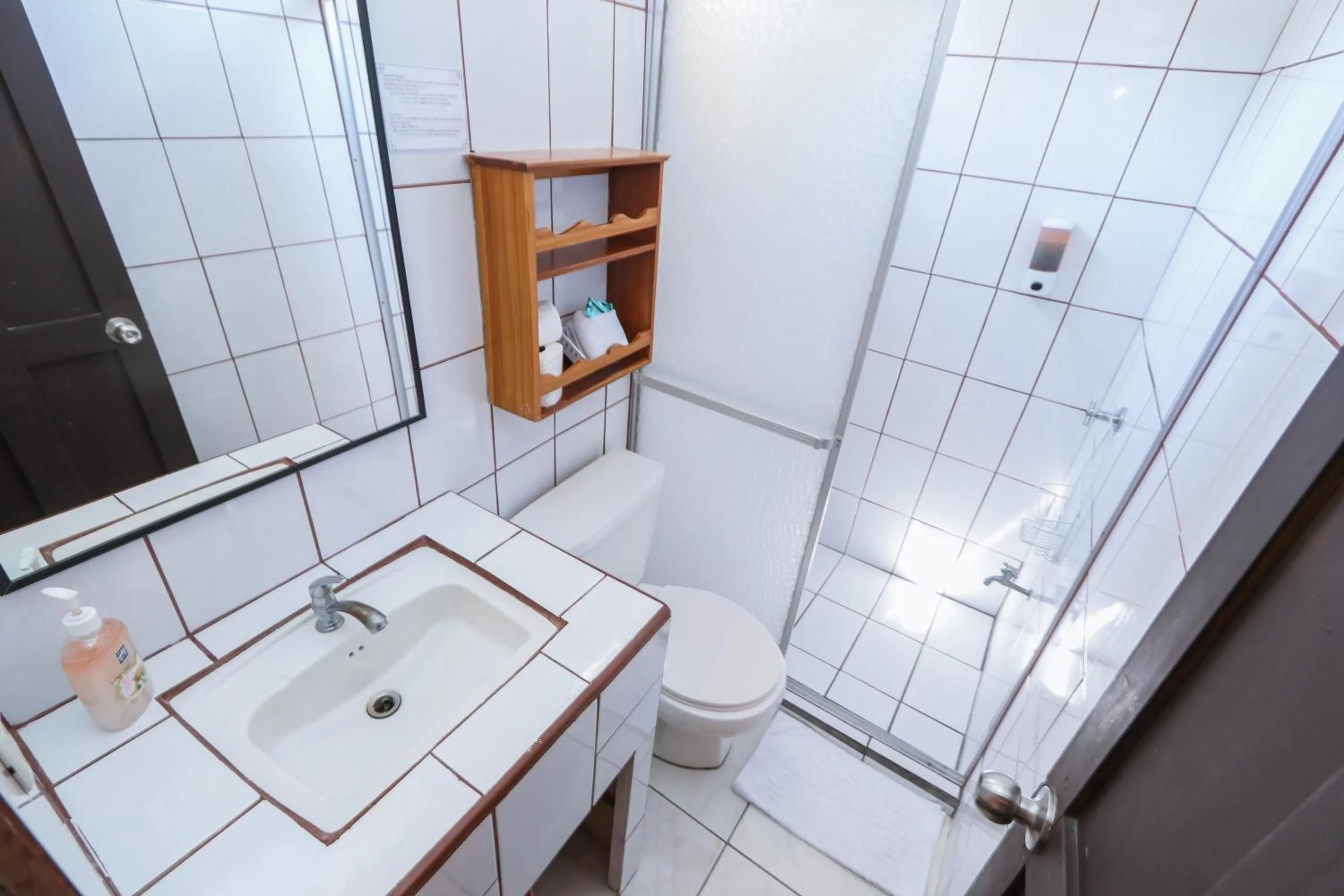 Shower in Hotel Flor Blanca