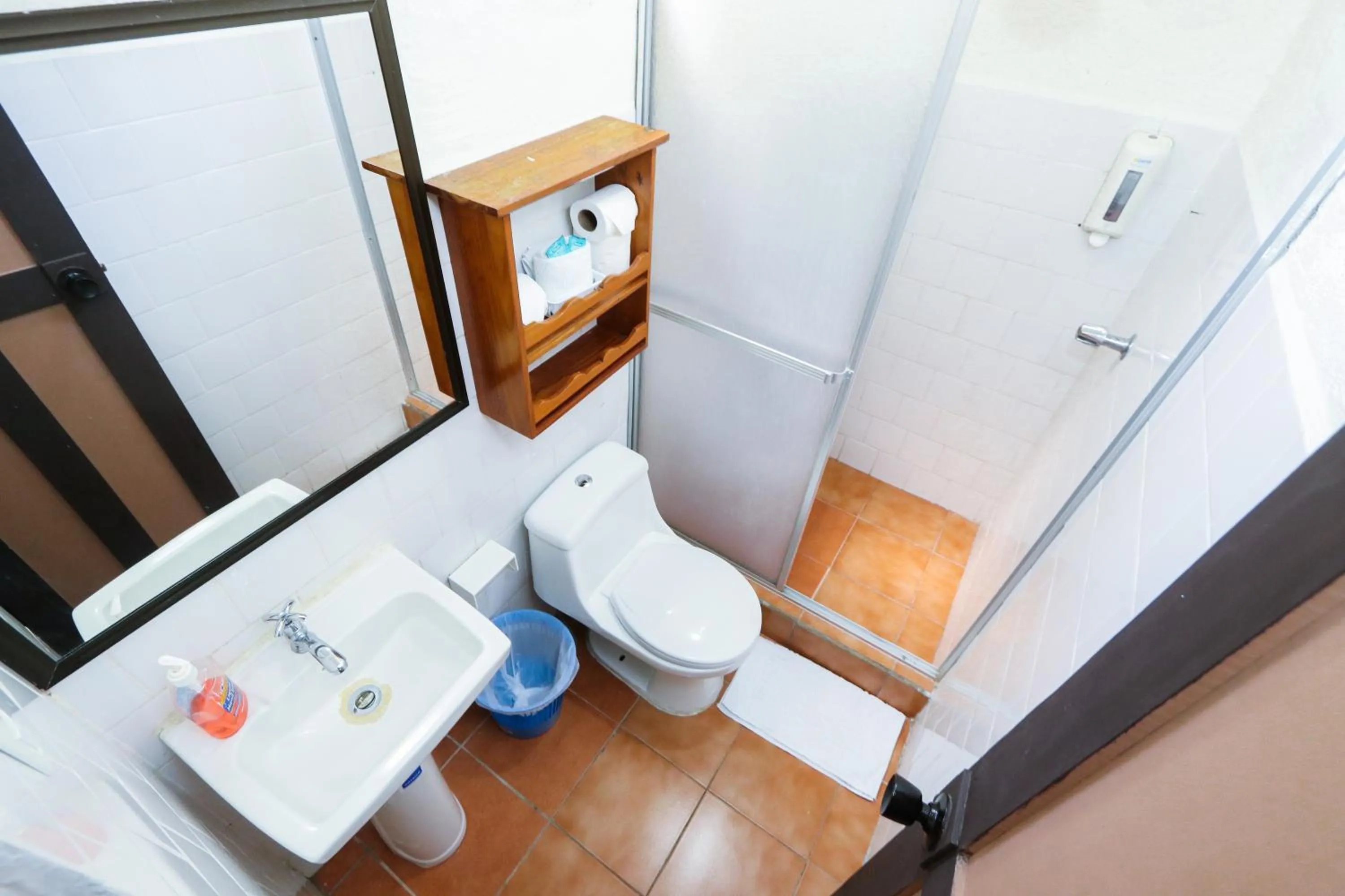 Shower in Hotel Flor Blanca