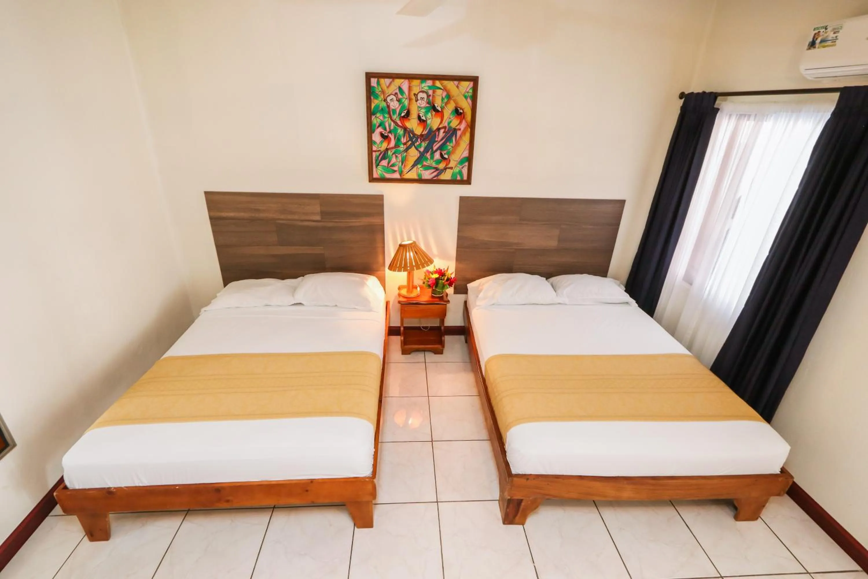 Bed in Hotel Flor Blanca