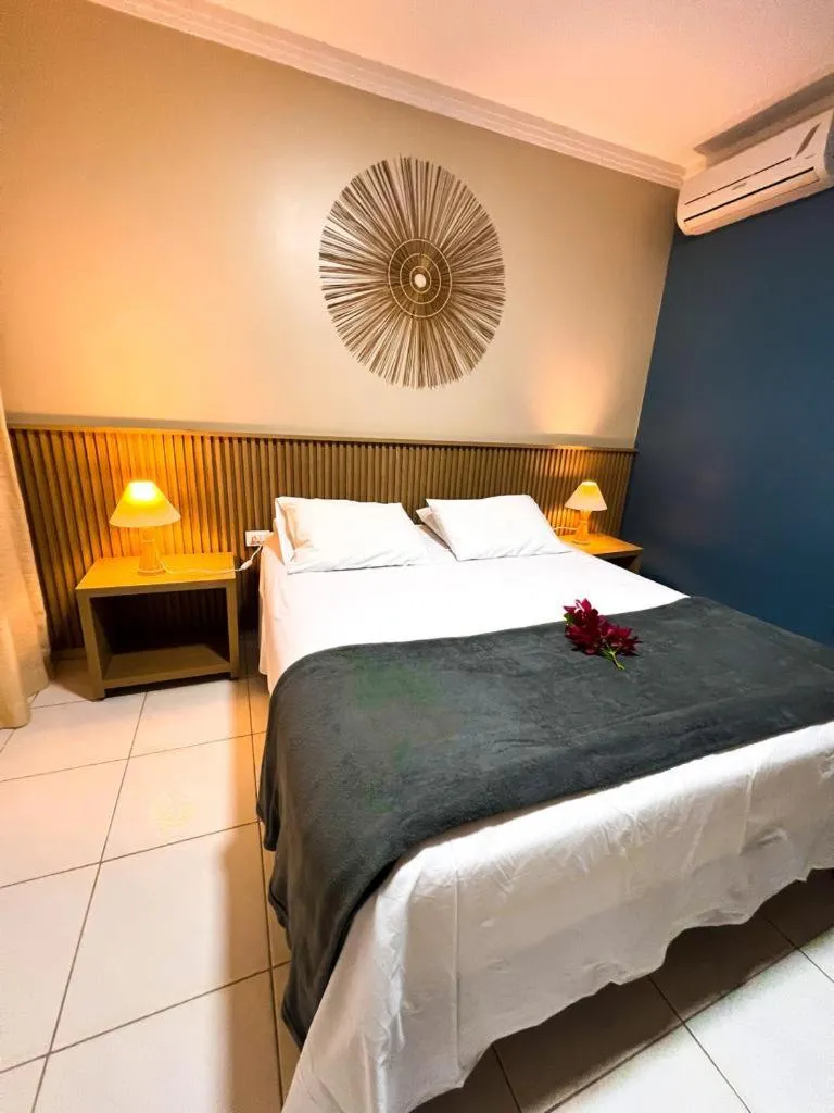 Bed in Pousada Maresia