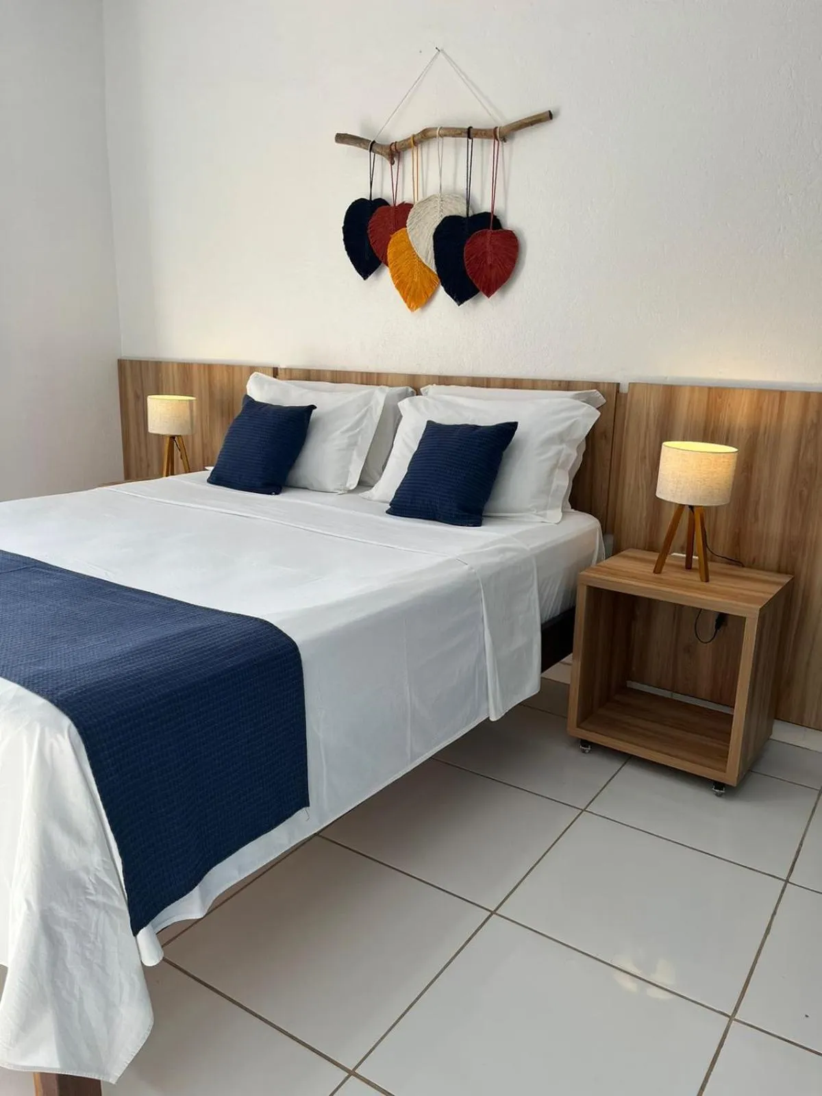 Bed in Pousada Maresia