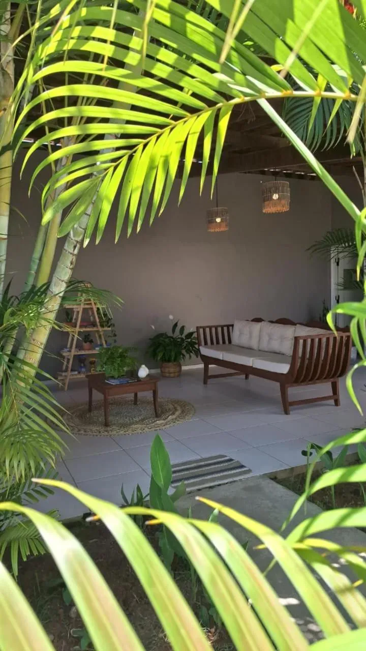 Seating area in Pousada Maresia