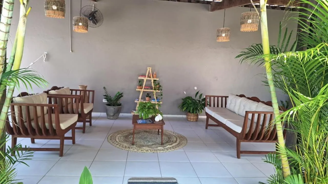 Seating area in Pousada Maresia