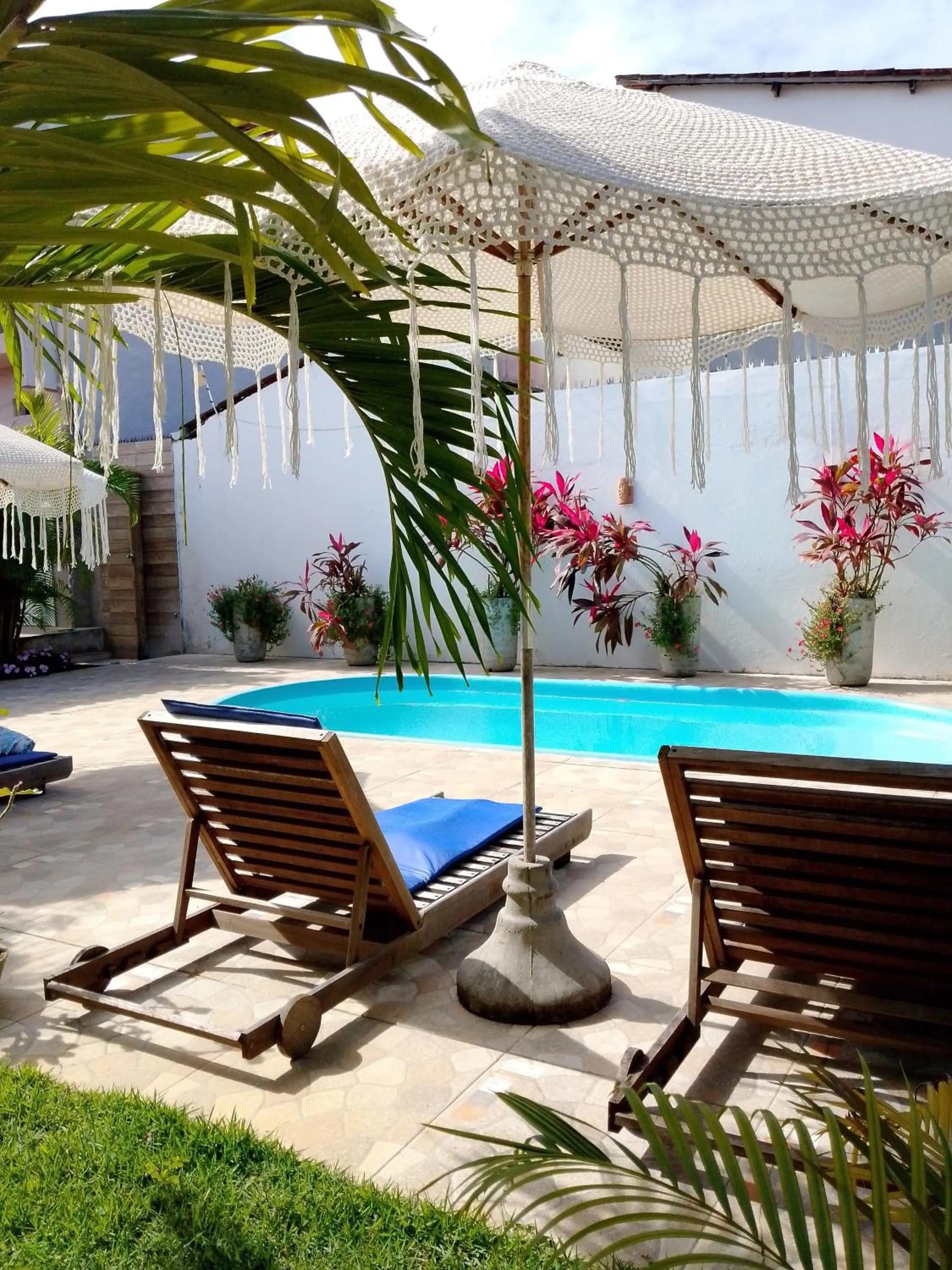 Swimming pool in Pousada Maresia