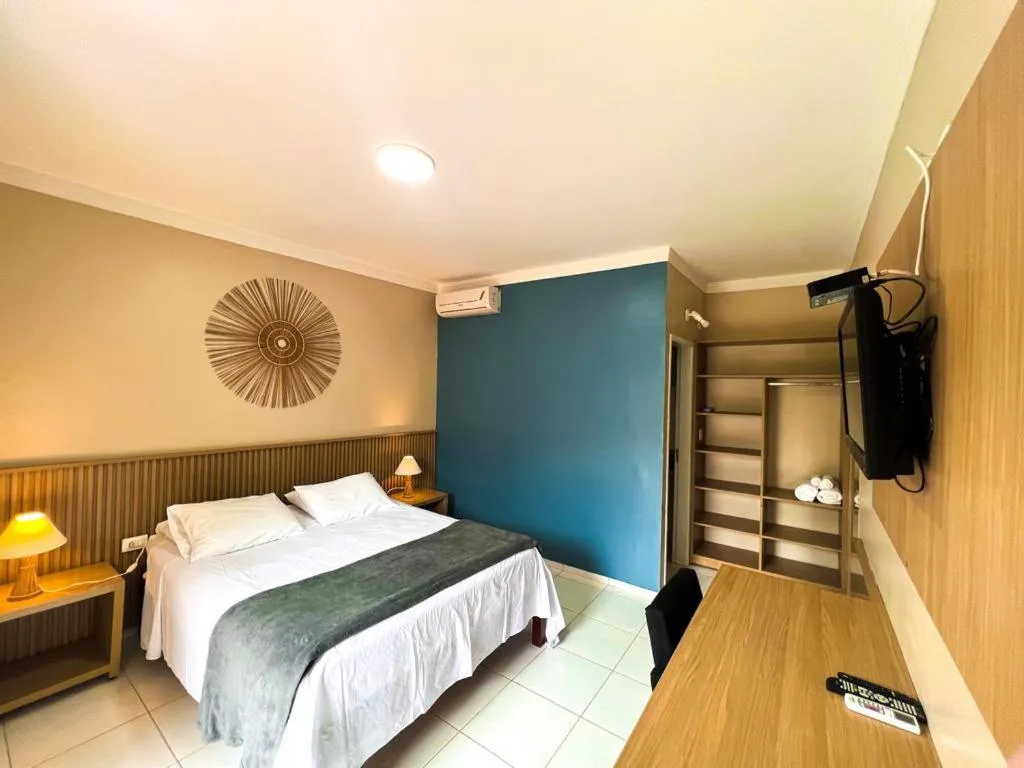 Bed in Pousada Maresia