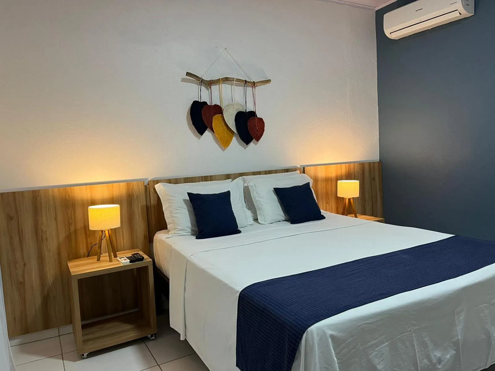 Bed in Pousada Maresia