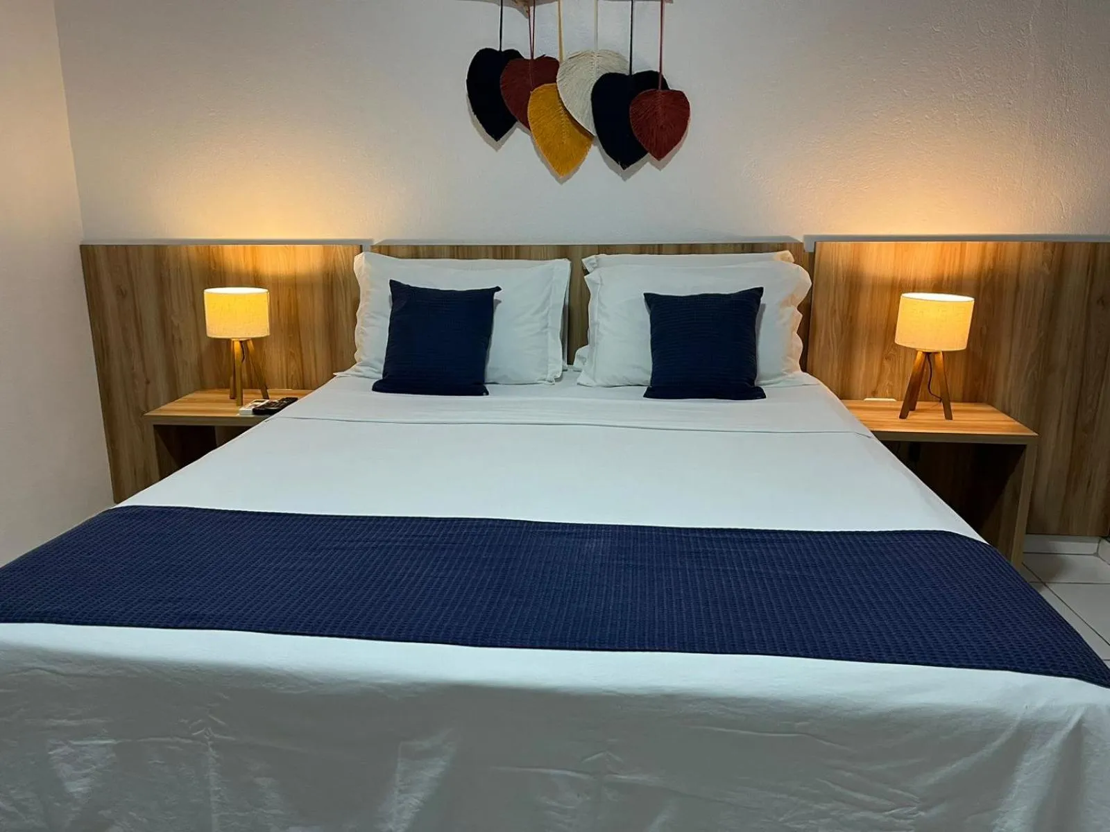 Bed in Pousada Maresia