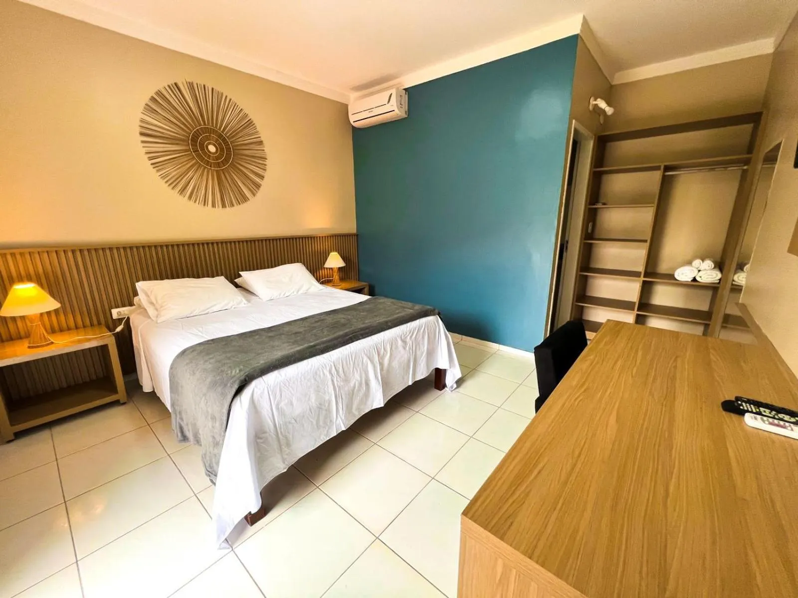 Bed in Pousada Maresia