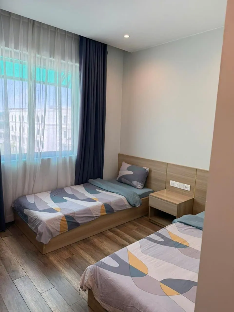 Bed in Green Inn Phu Quoc Hotel