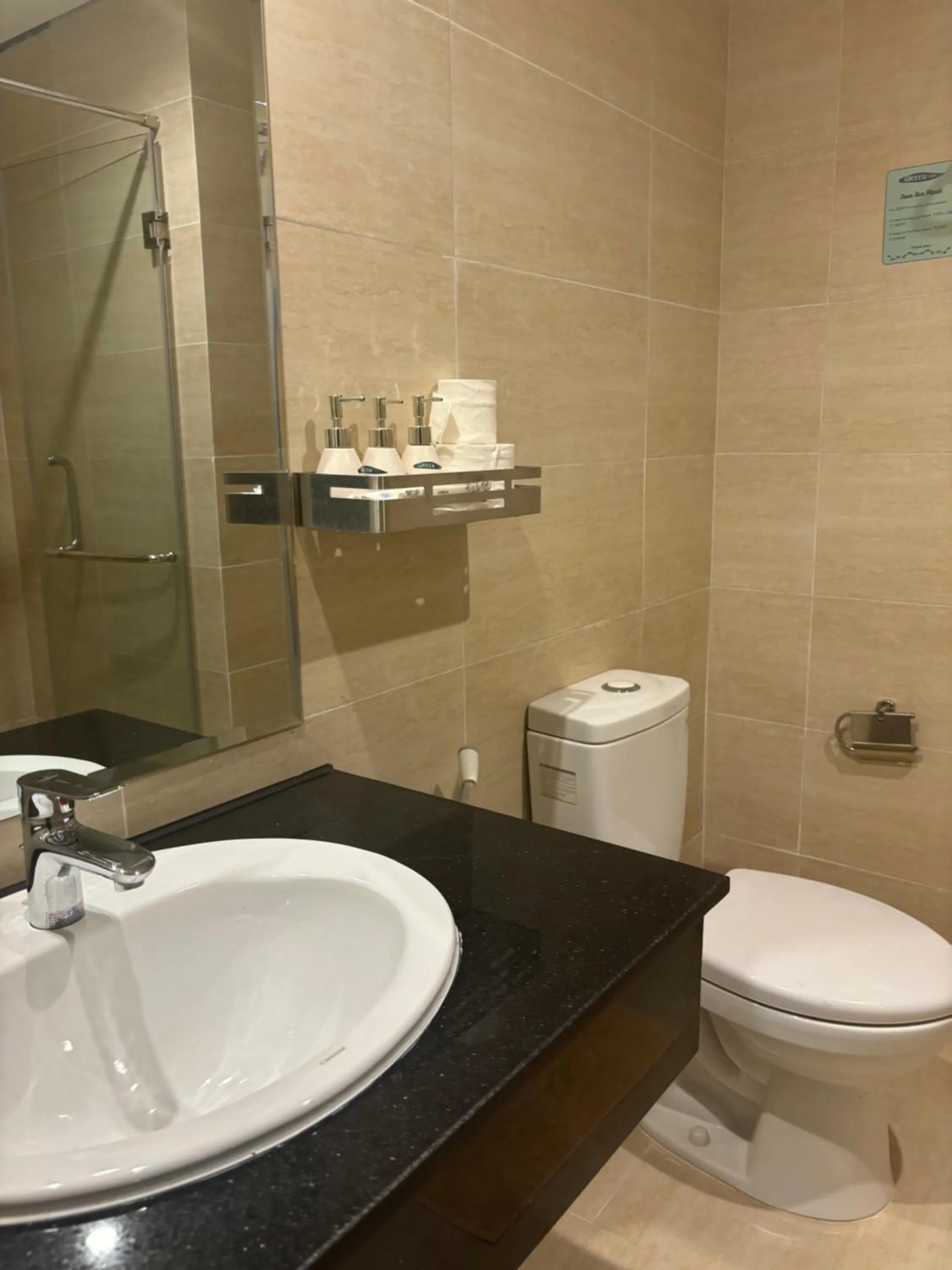 Shower in Green Inn Phu Quoc Hotel