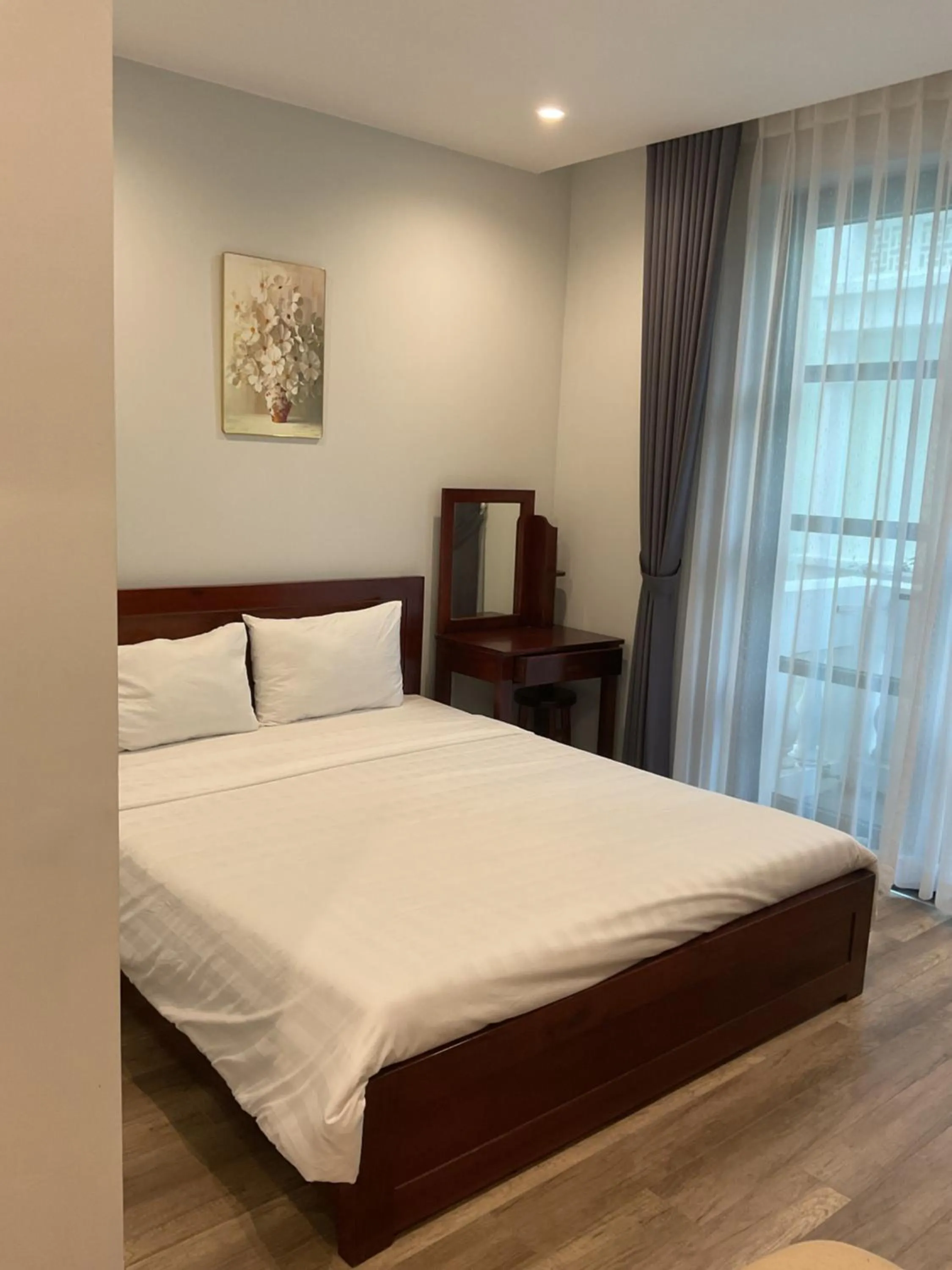 Bed in Green Inn Phu Quoc Hotel