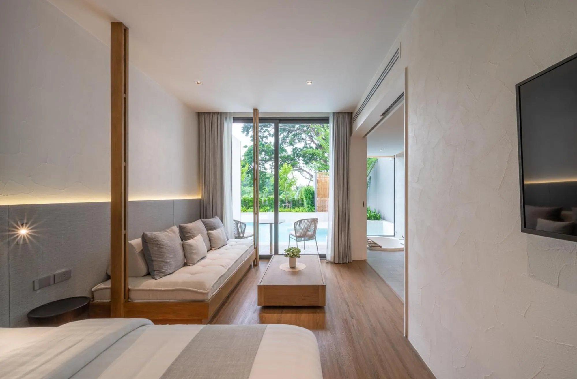 Bed in Riva Vista Riverfront Resort Chiang Rai